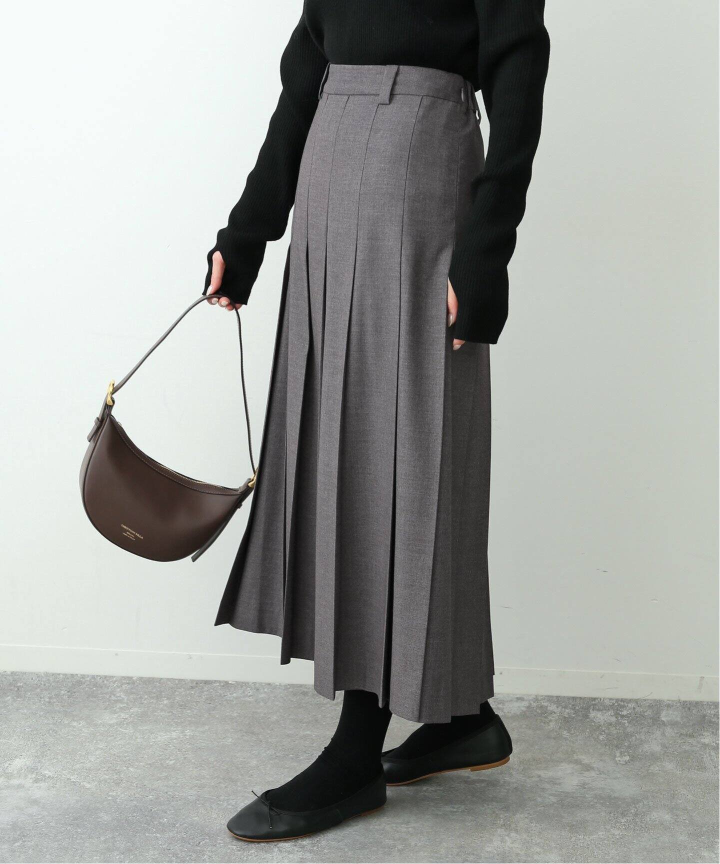 ローライズタックプリーツスカート（その他スカート）｜SLOBE IENA  