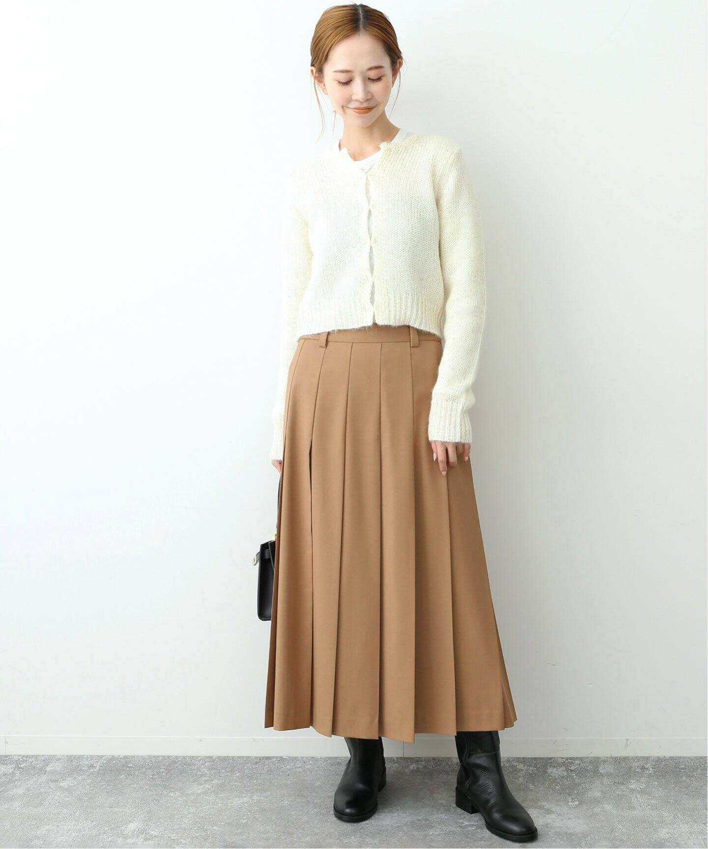 ローライズタックプリーツスカート（その他スカート）｜SLOBE IENA  