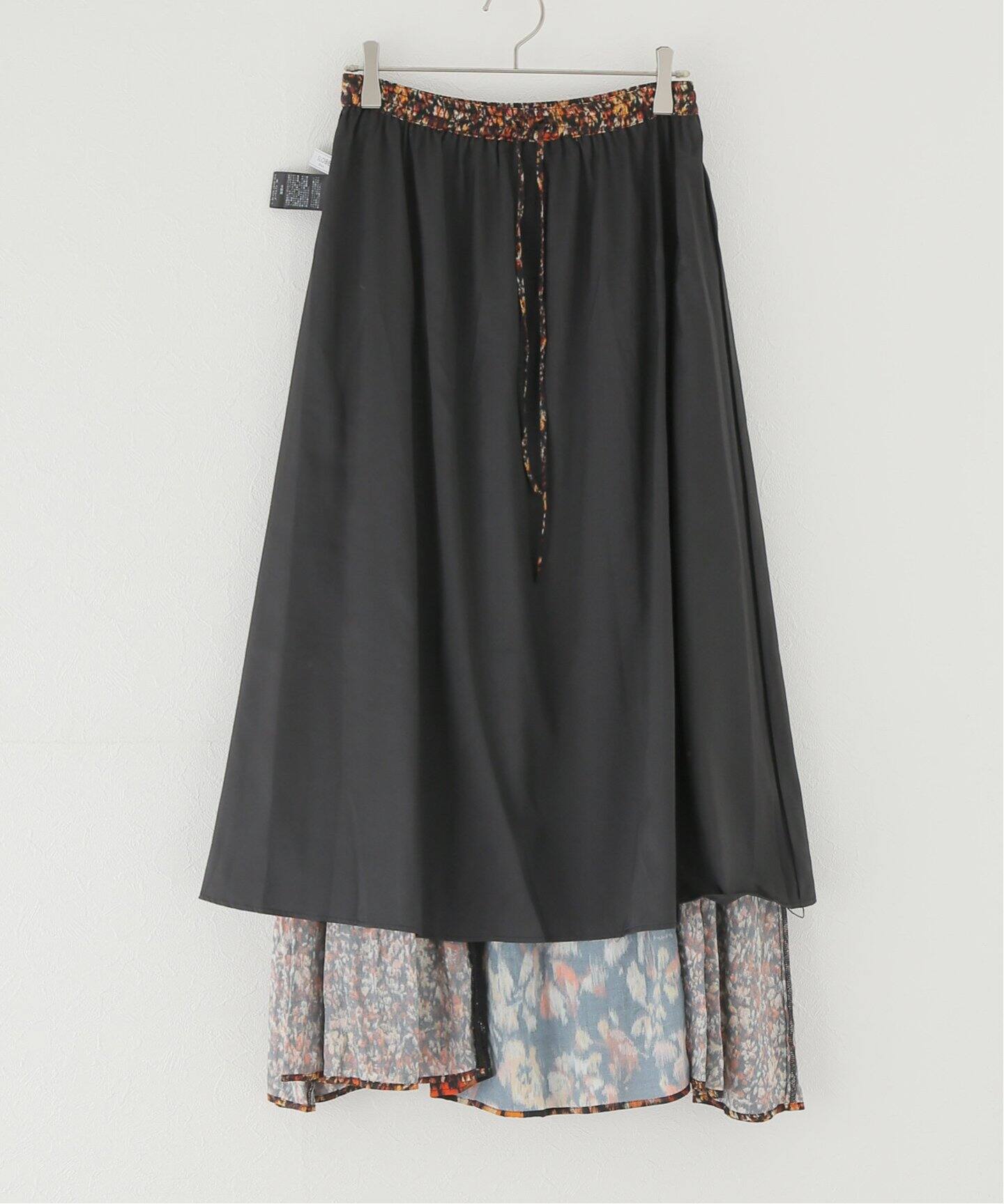 TROUILLETマルチフラワープリントスカート（ロング・マキシ丈スカート  