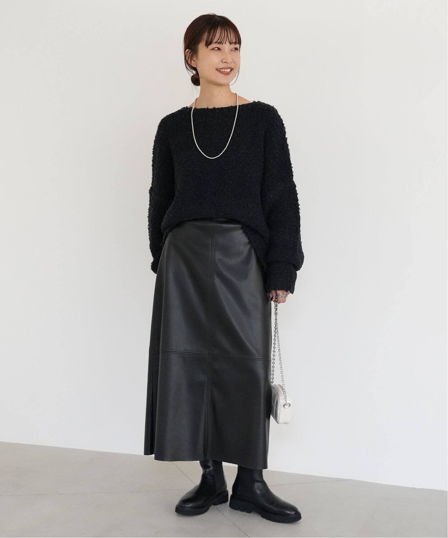 フェイクレザースカート（ロング・マキシ丈スカート）｜SLOBE IENA 