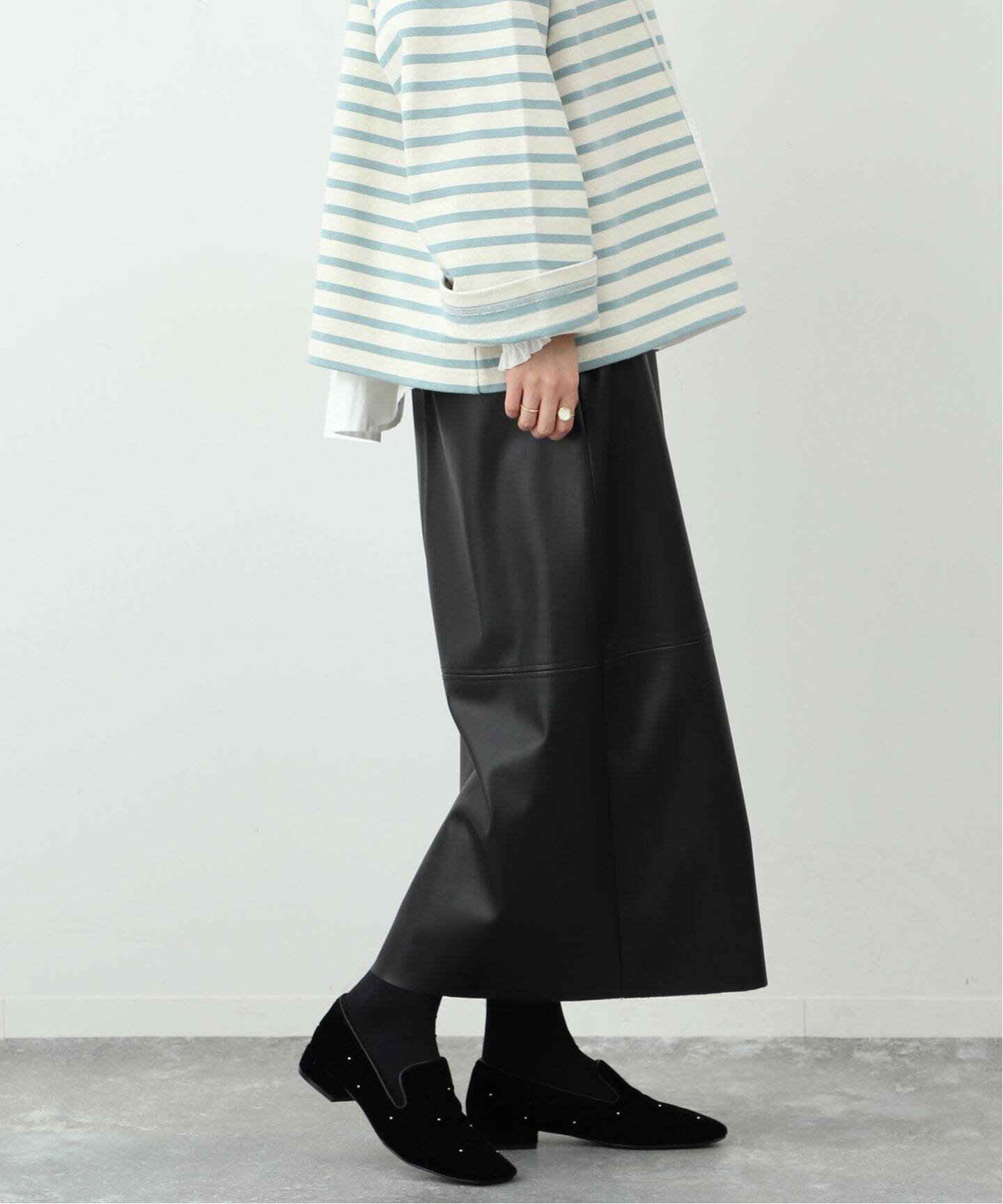 フェイクレザースカート（ロング・マキシ丈スカート）｜SLOBE IENA  