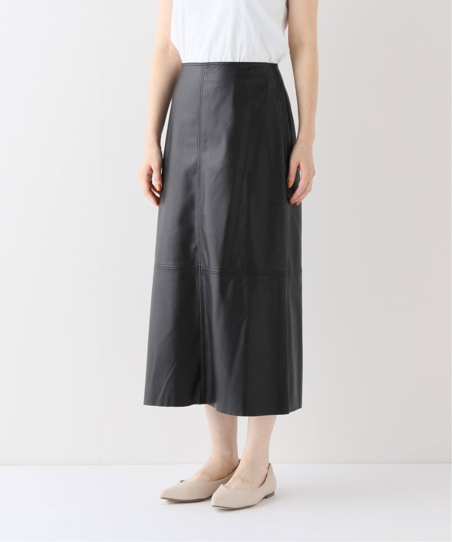 フェイクレザースカート（ロング・マキシ丈スカート）｜SLOBE IENA  