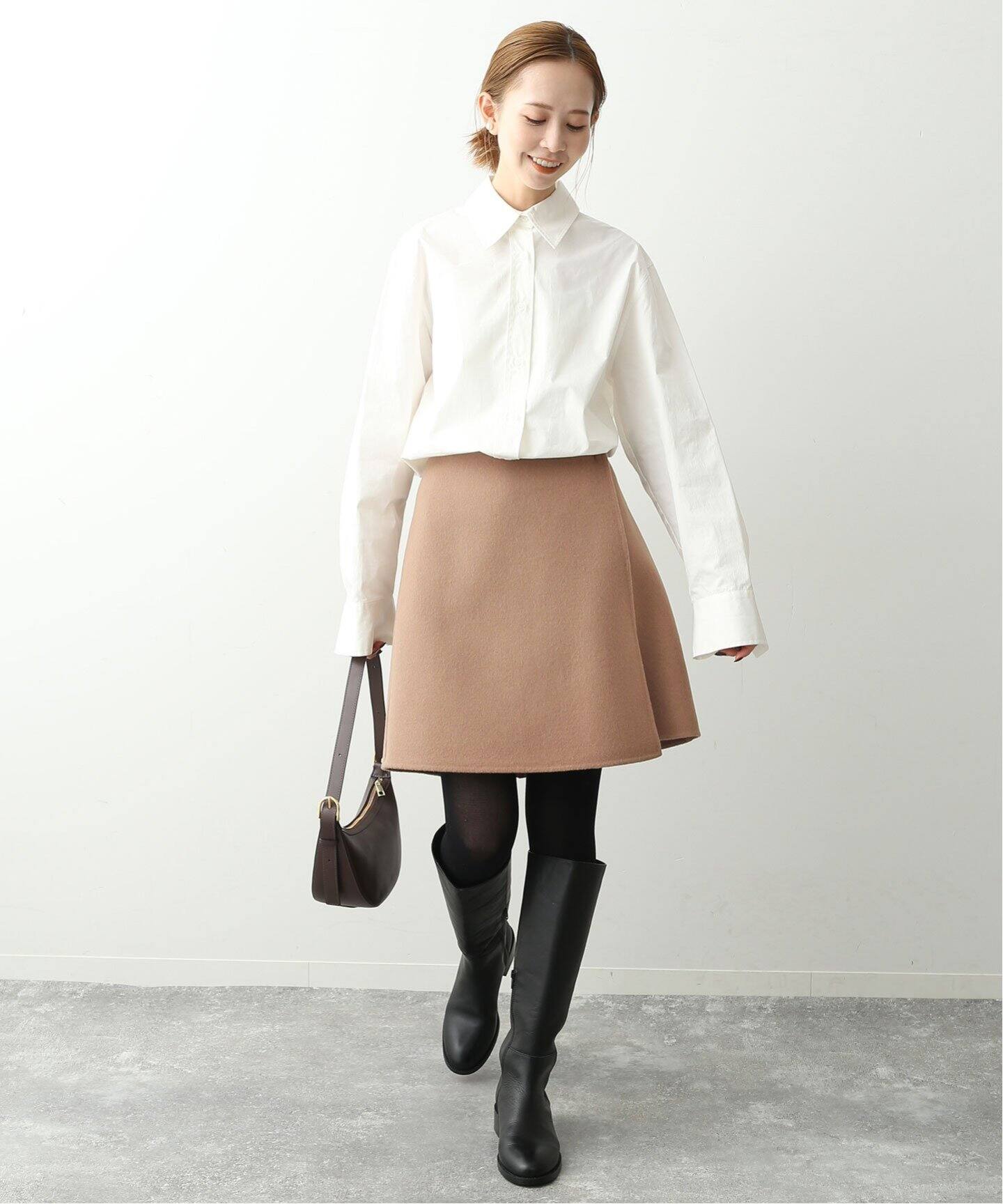 ダブルフェイスミニスカート（ミニスカート）｜SLOBE IENA（スローブ  