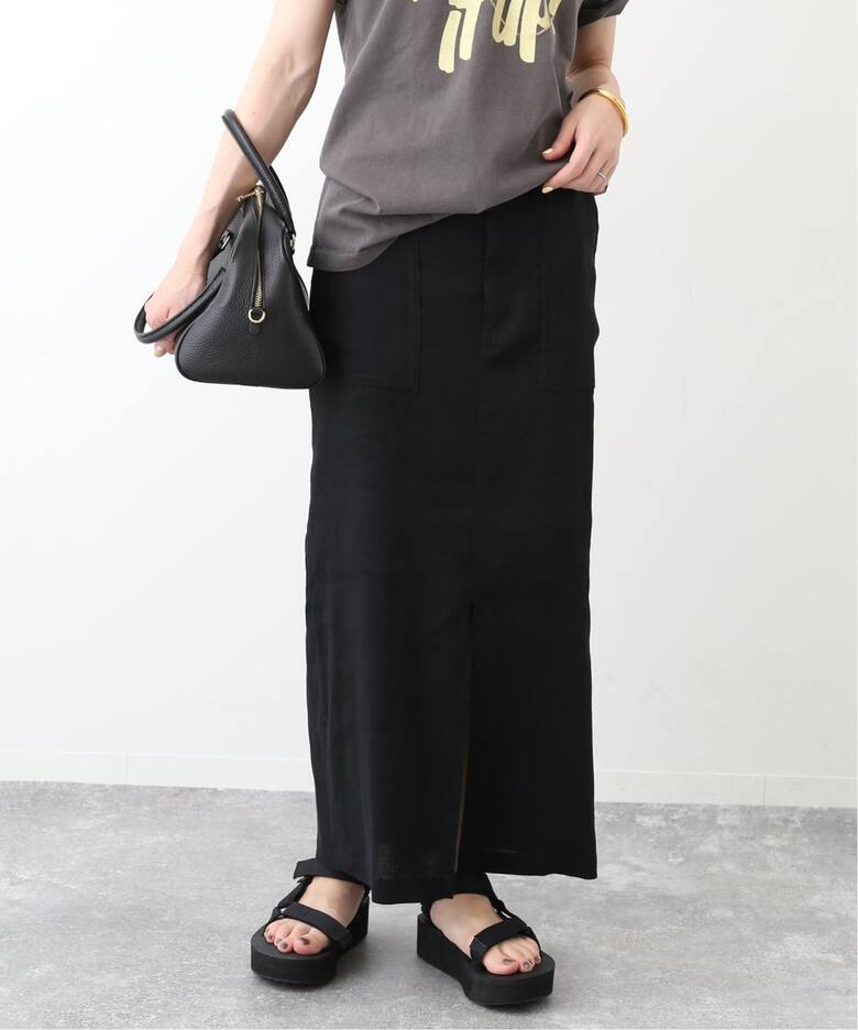 リネン混タイトスカート（その他スカート）｜SLOBE IENA 