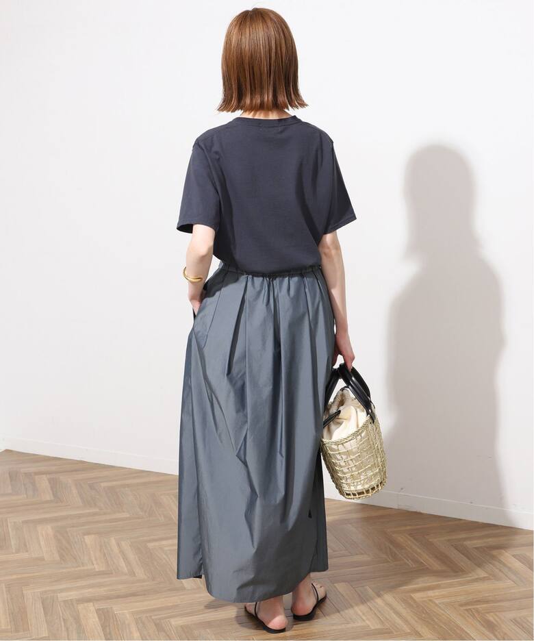 TCタフタ ボリュームスカート（ロング・マキシ丈スカート）｜SLOBE  