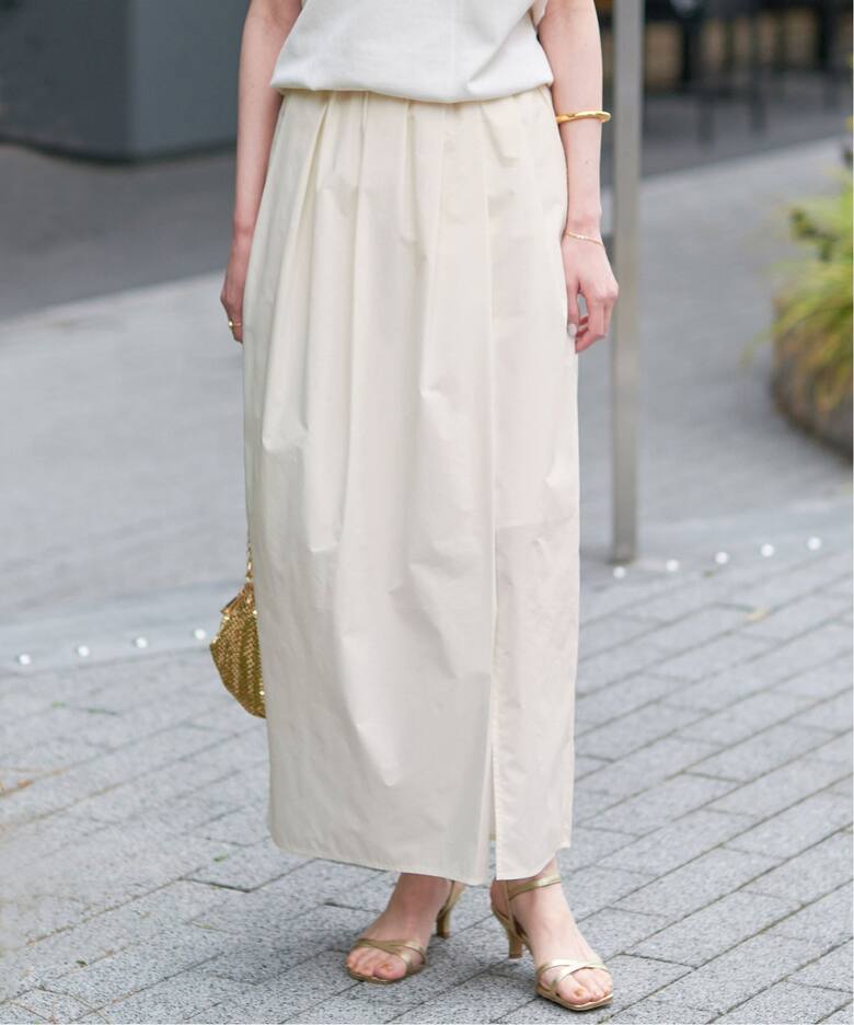 TCタフタ ボリュームスカート（ロング・マキシ丈スカート）｜SLOBE  