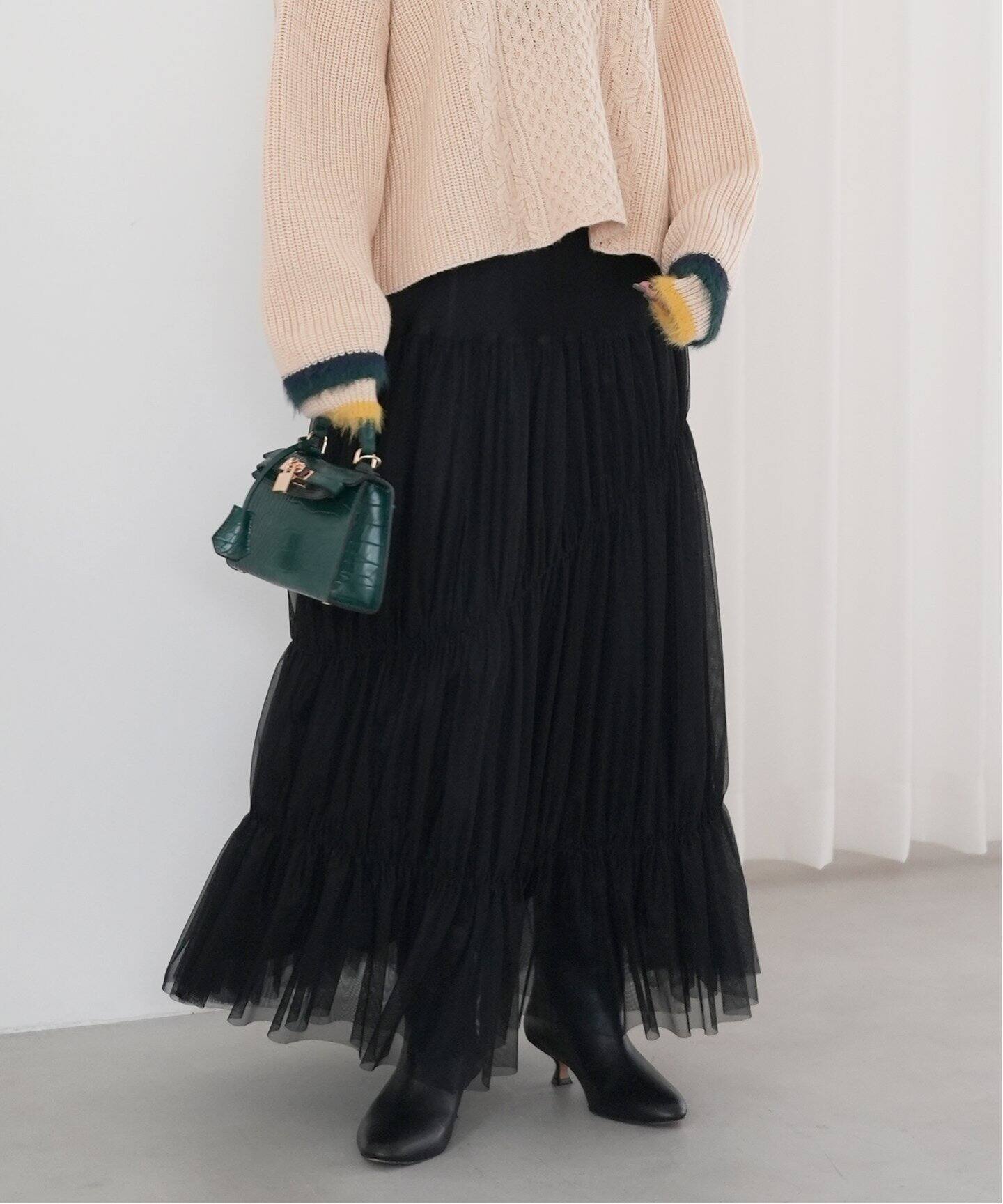 ランダムギャザーチュールスカート（その他スカート）｜SLOBE IENA  