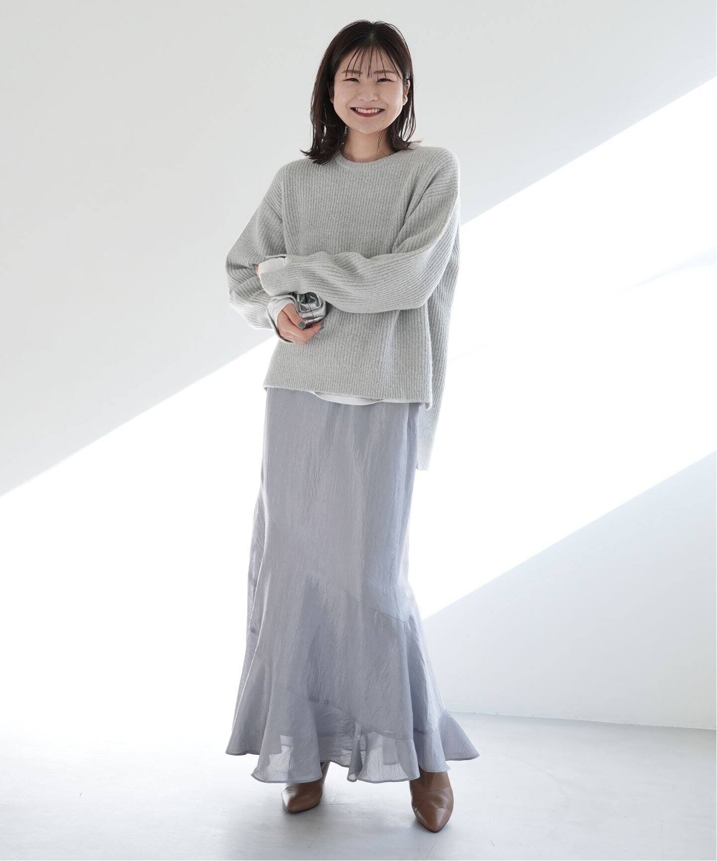 Shimmerサテンスカート（その他スカート）｜SLOBE IENA（スローブ  