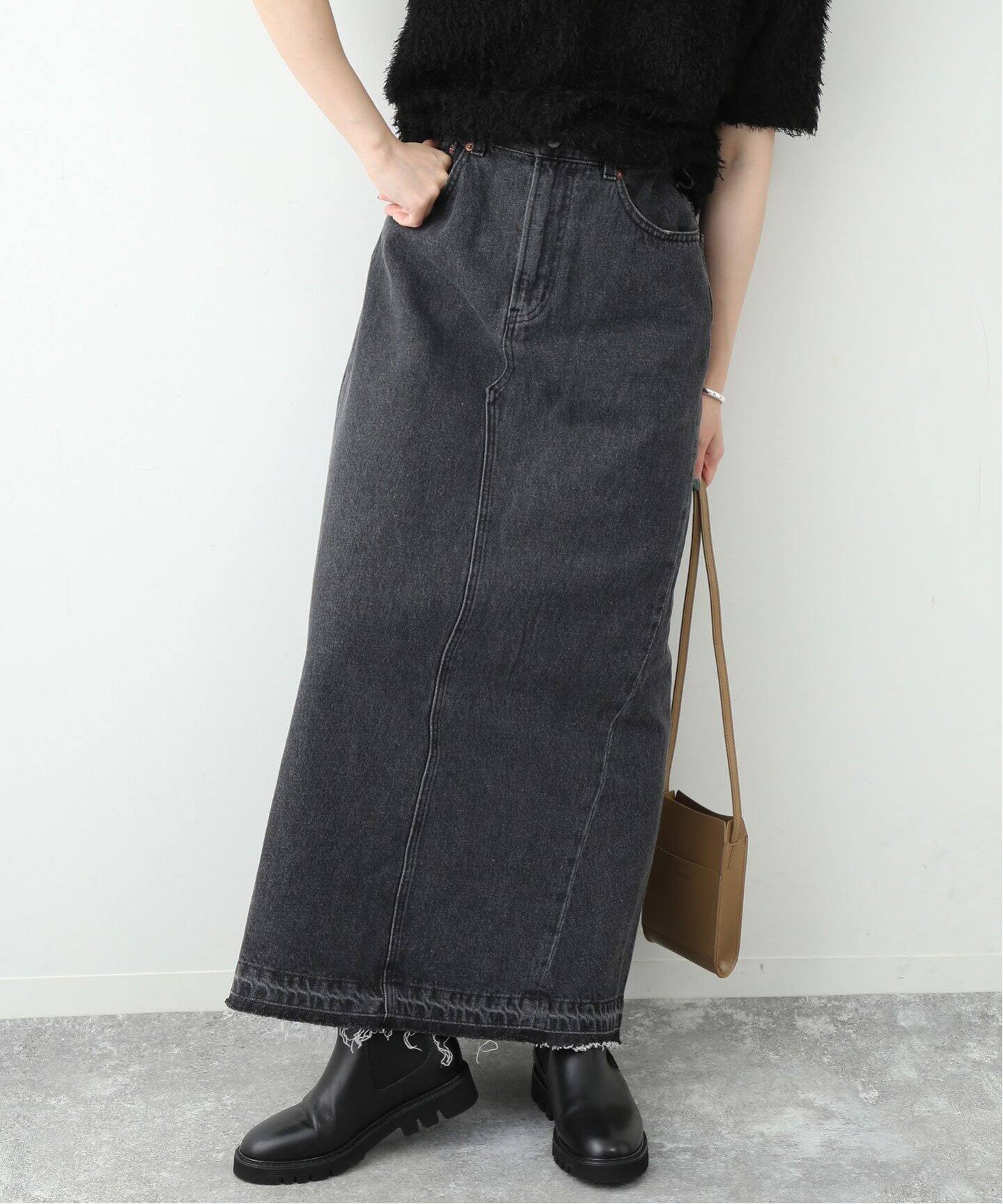 LE DENIM REMAKE FLARE スカート（デニムスカート）｜SLOBE IENA 