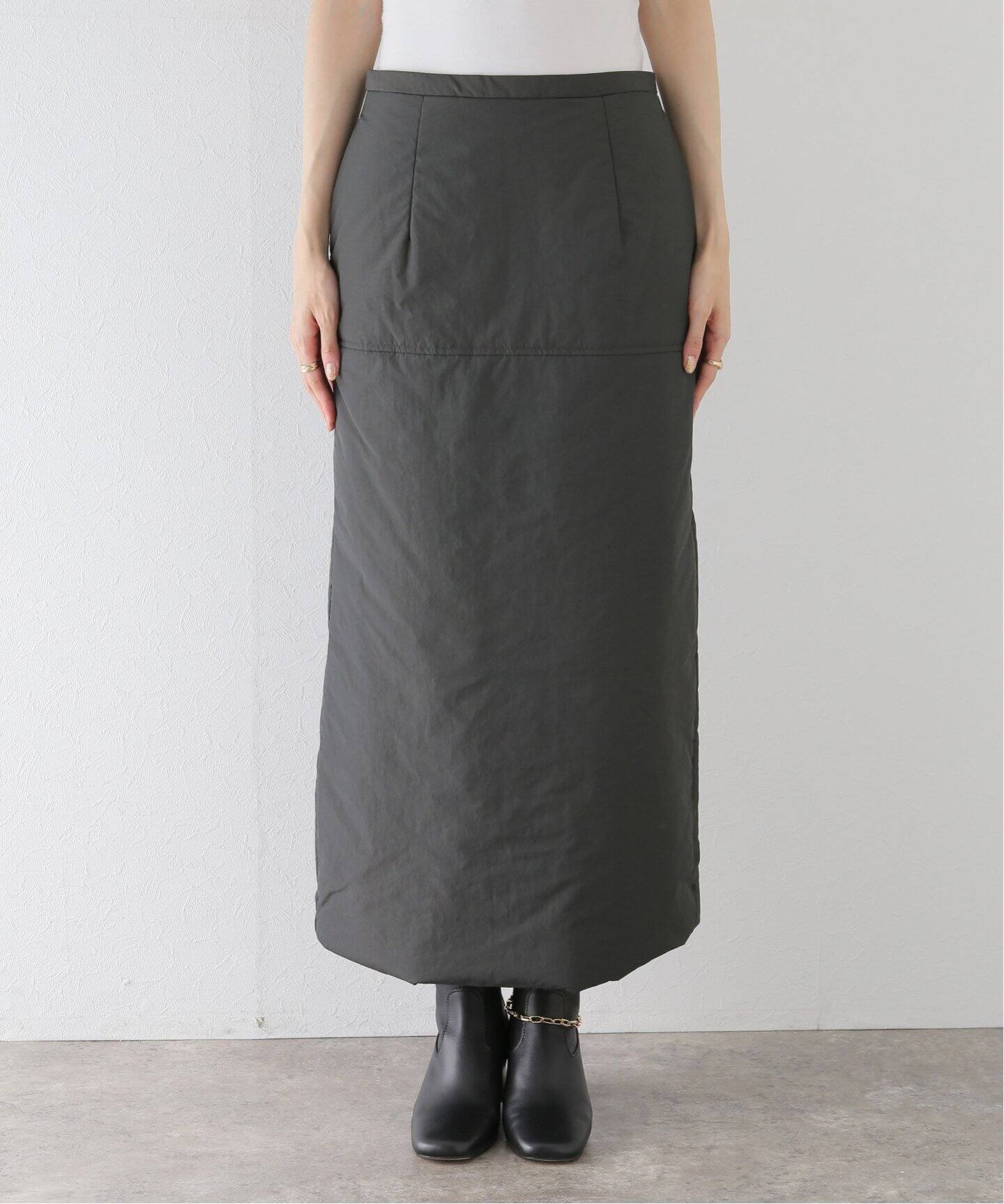 le/ル 】 PADDED ロングスカート（ロング・マキシ丈スカート）｜SLOBE  