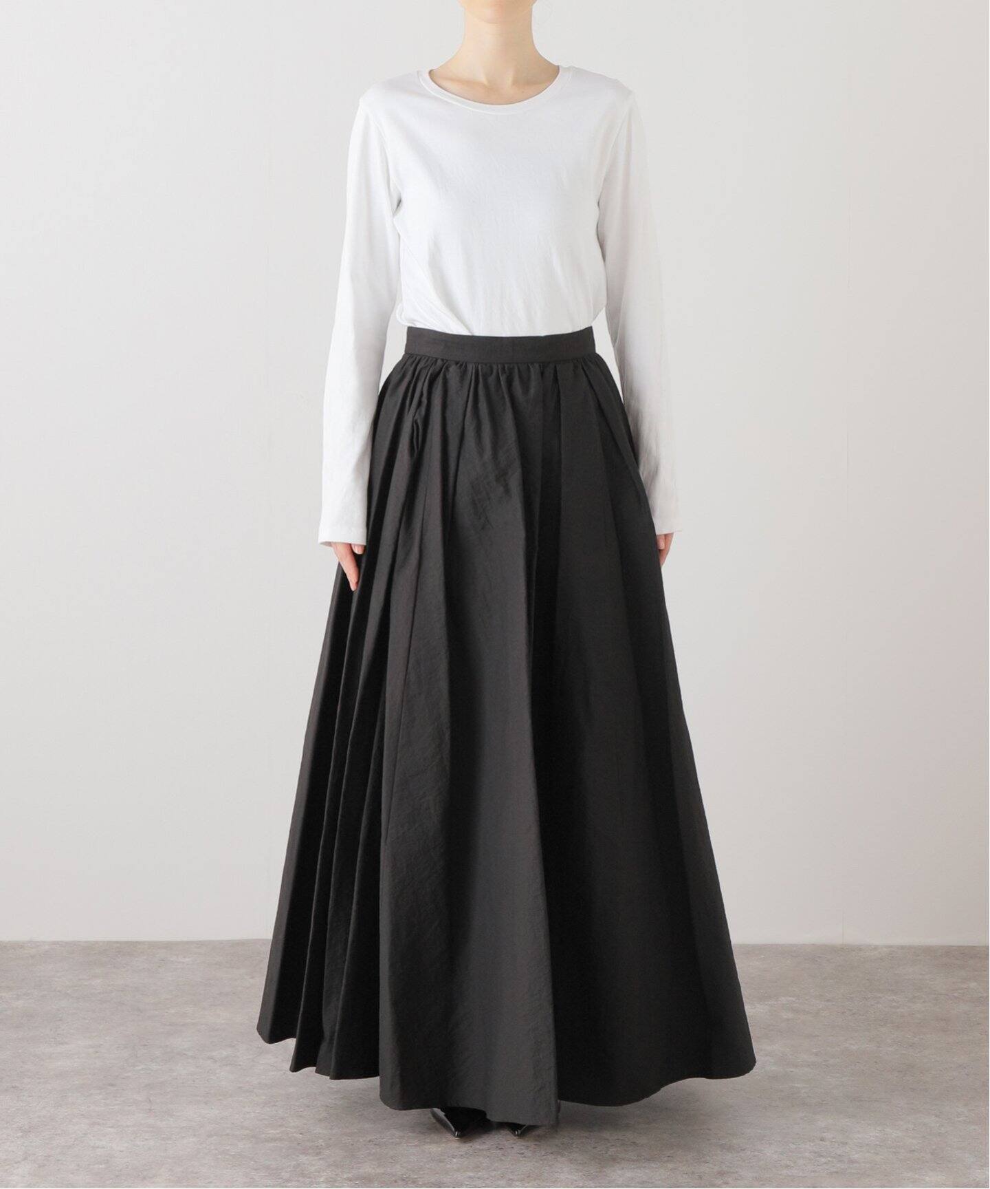 CLANE/クラネ】ボリュームマキシスカート（ロング・マキシ丈スカート  