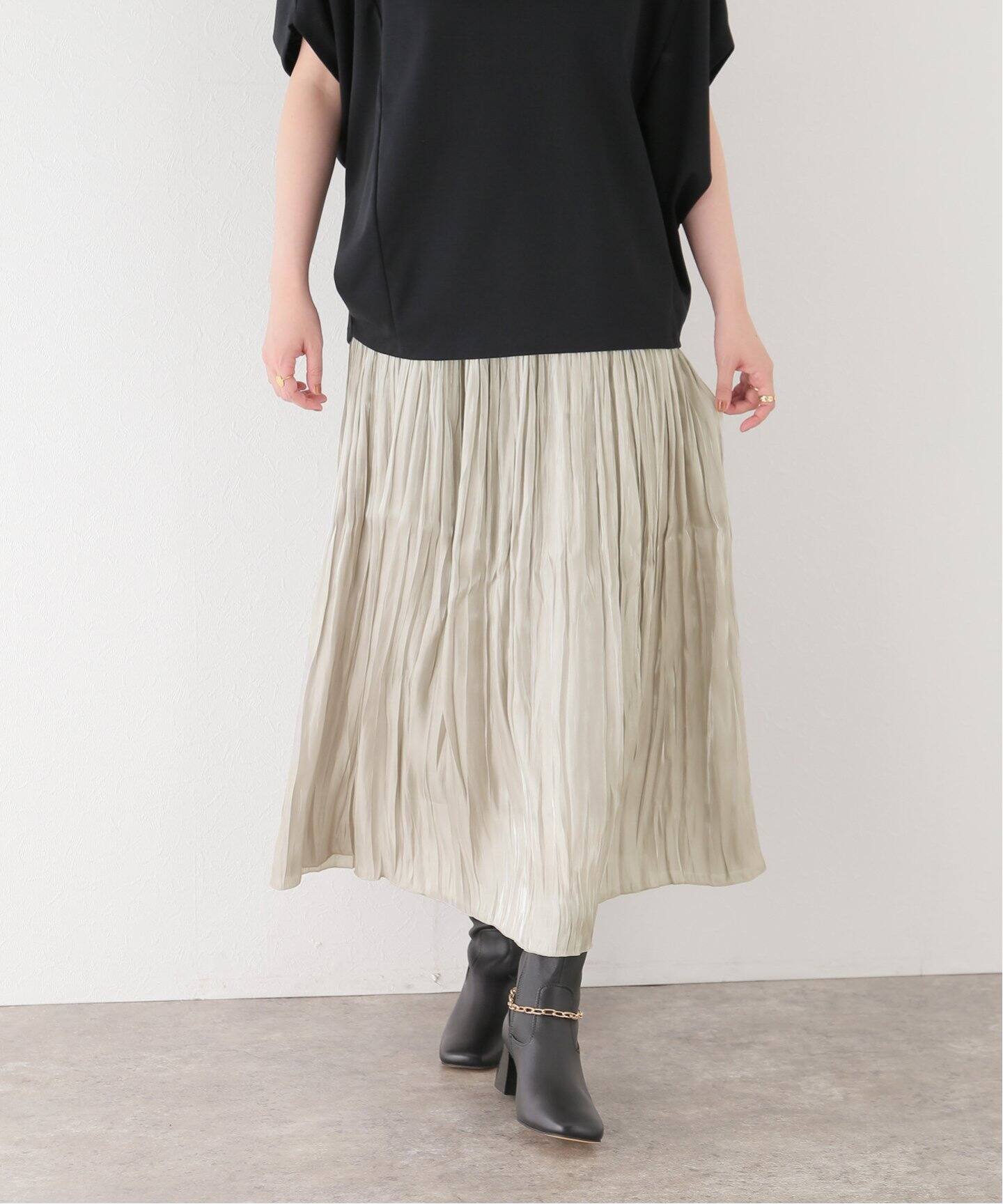 ADAWAS/アダワス】 シャイニープリーツスカート（その他スカート  