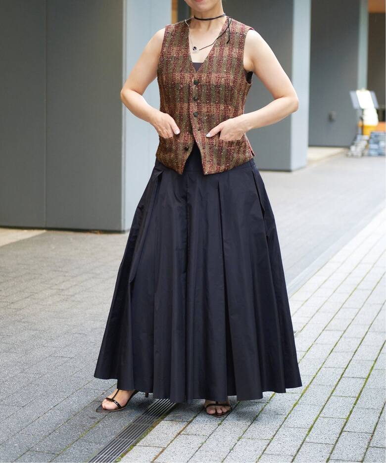 IENA LA BOUCLE WOOL BIGリボンスカート IENA（イエナ）の「《予約  