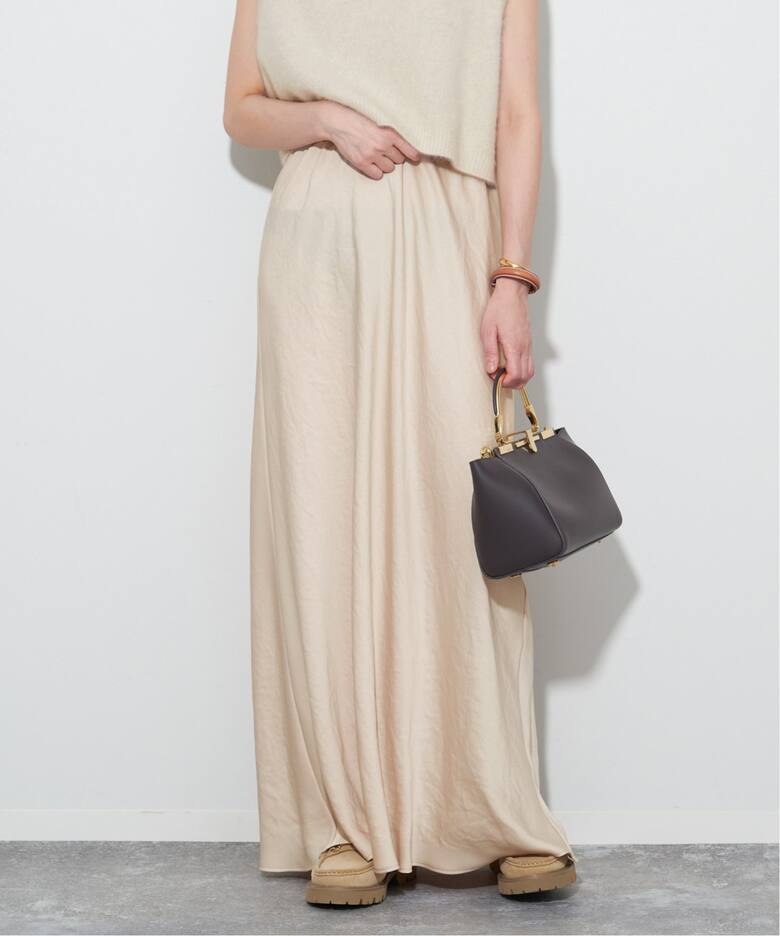 追加》Satin Bias スカート3（ロング・マキシ丈スカート）｜Plage  