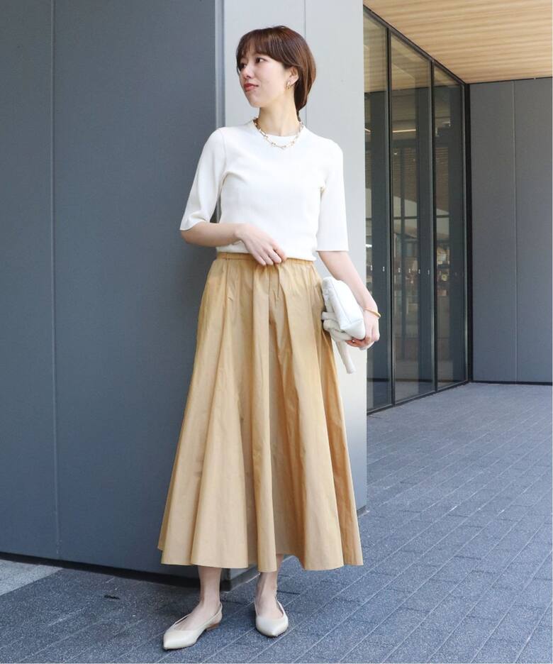 Memory Taffeta スカート（ロング・マキシ丈スカート）｜Plage 