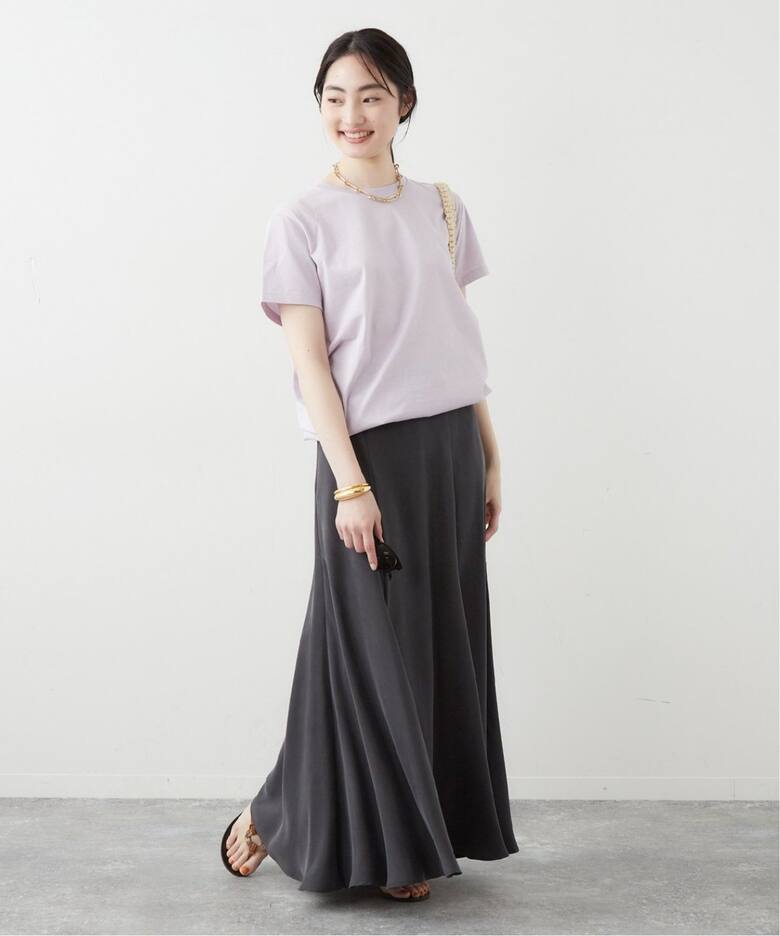 追加》Washable Fibril ギャザーロングスカート7（ロング・マキシ丈  