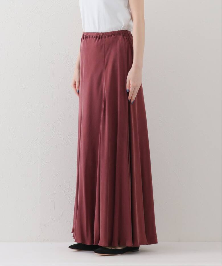 追加》Washable Fibril ギャザーロングスカート7（ロング・マキシ丈  