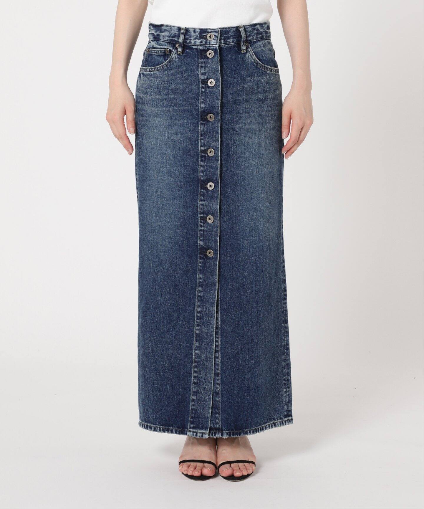 製品加工デニムロングスカート（デニムスカート）｜Plage（プラージュ  