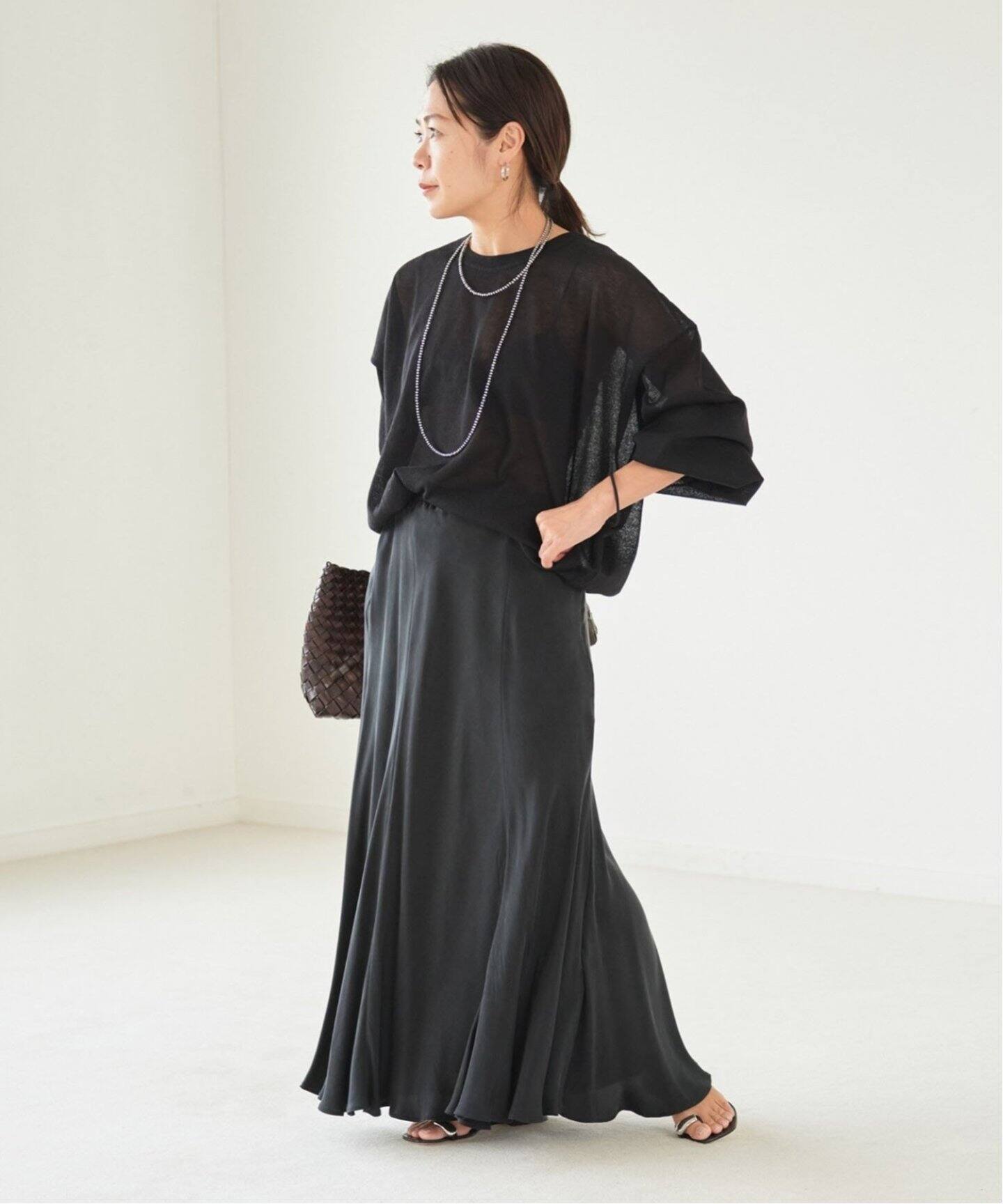 追加》Washable Fibril ロングスカート12（ロング・マキシ丈スカート