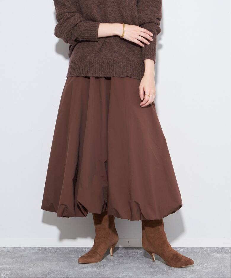 Taffeta balloon スカート（ロング・マキシ丈スカート）｜Plage  
