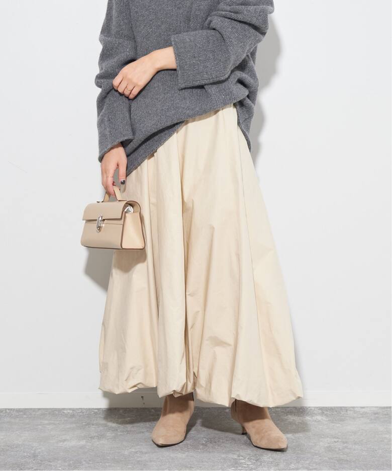 Taffeta balloon スカート（ロング・マキシ丈スカート）｜Plage  