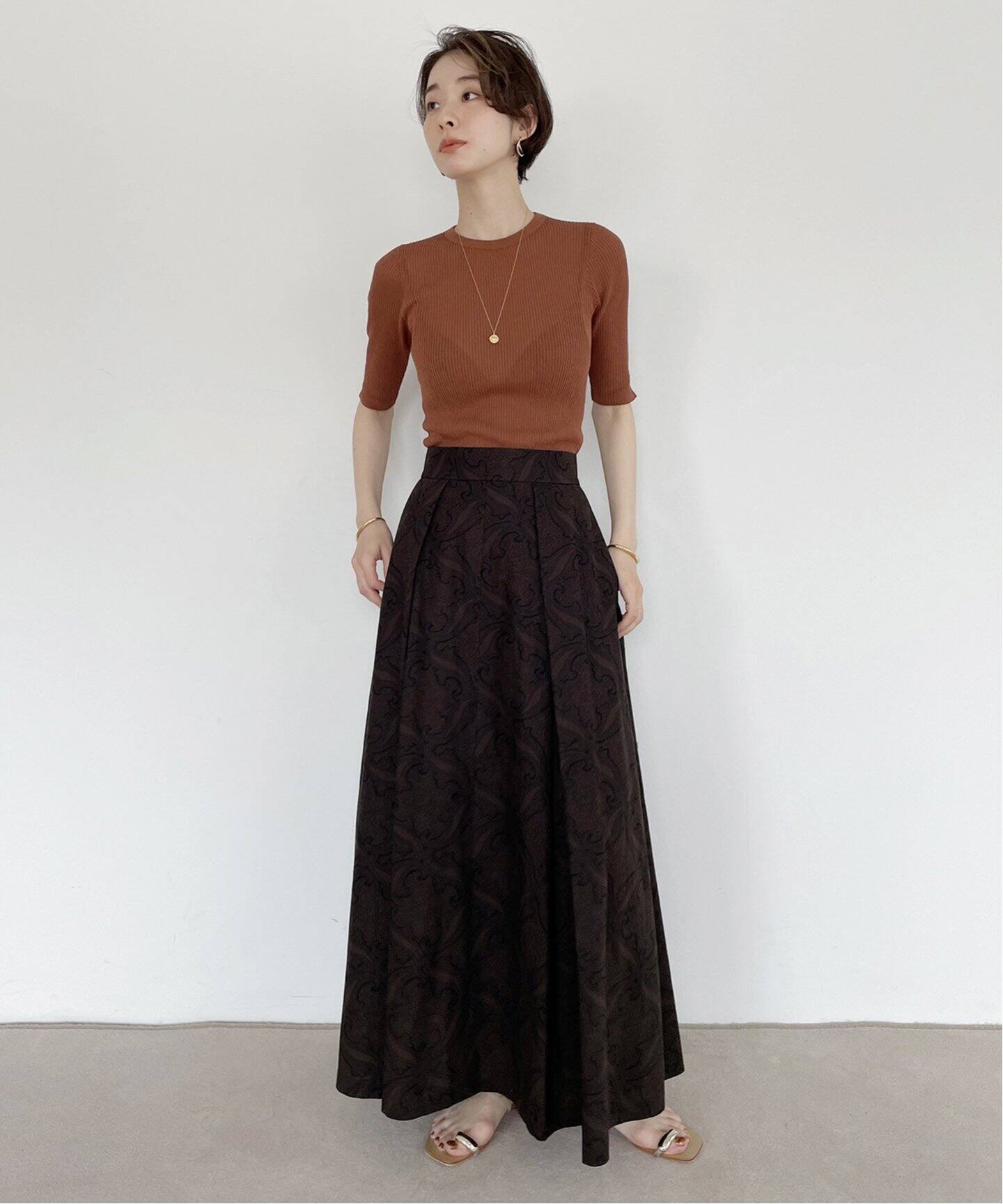 Paisley Print スカート（ロング・マキシ丈スカート）｜Plage  