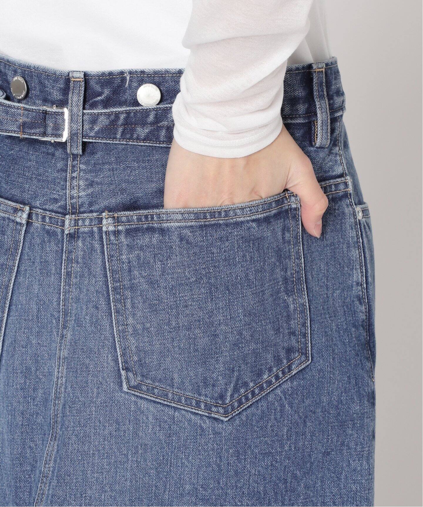 JANE SMITH/ジェーンスミス】 13.4OZ DENIM ロングスカート（デニム 