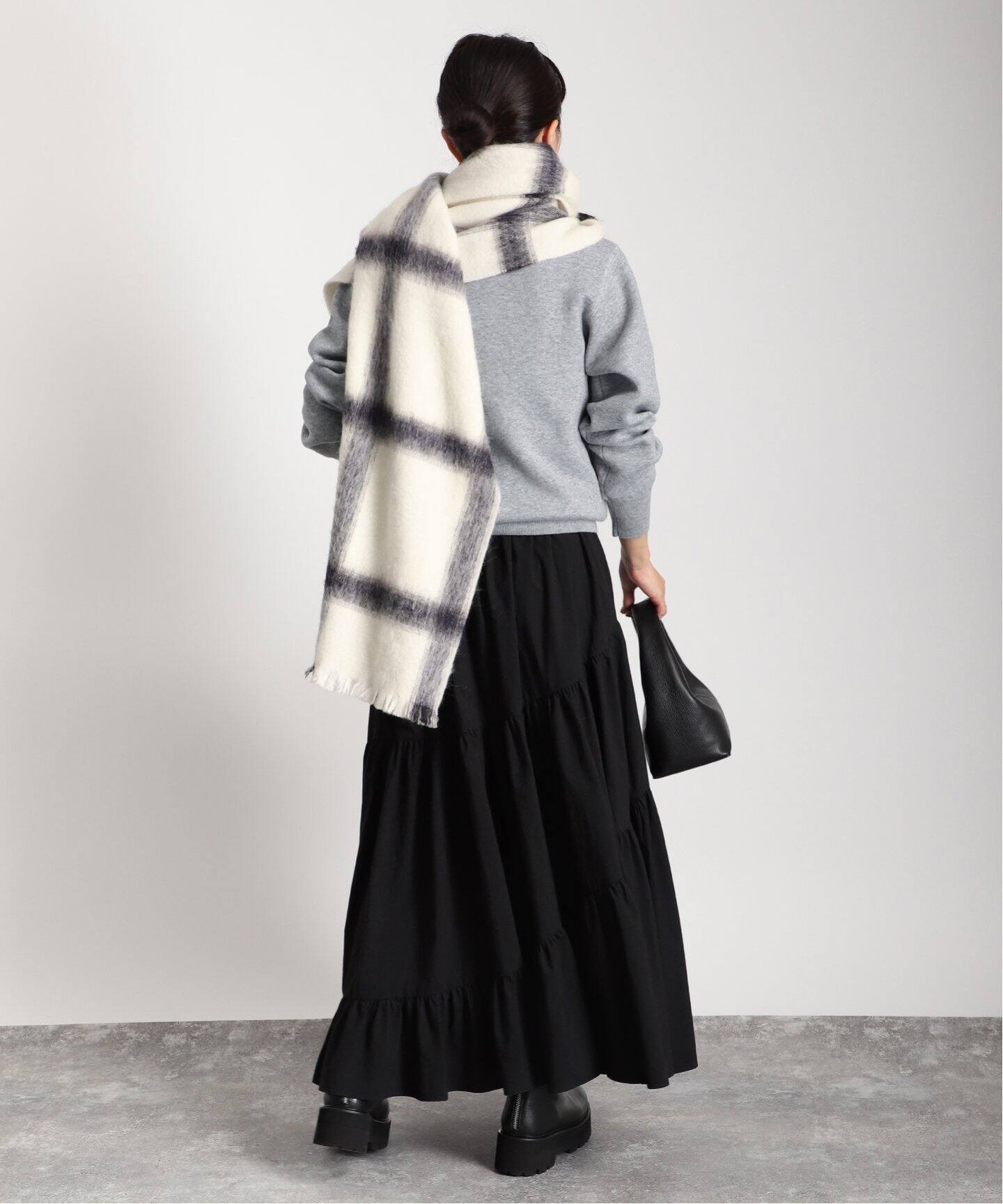 エスカルゴギャザーマキシスカート（その他スカート）｜VERMEIL par  