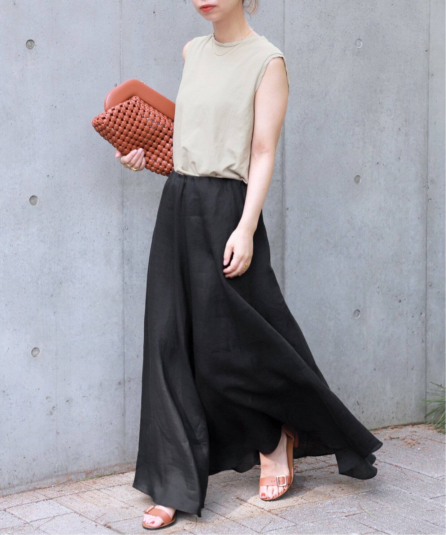 クリアラミースカート（ロング・マキシ丈スカート）｜VERMEIL par iena  