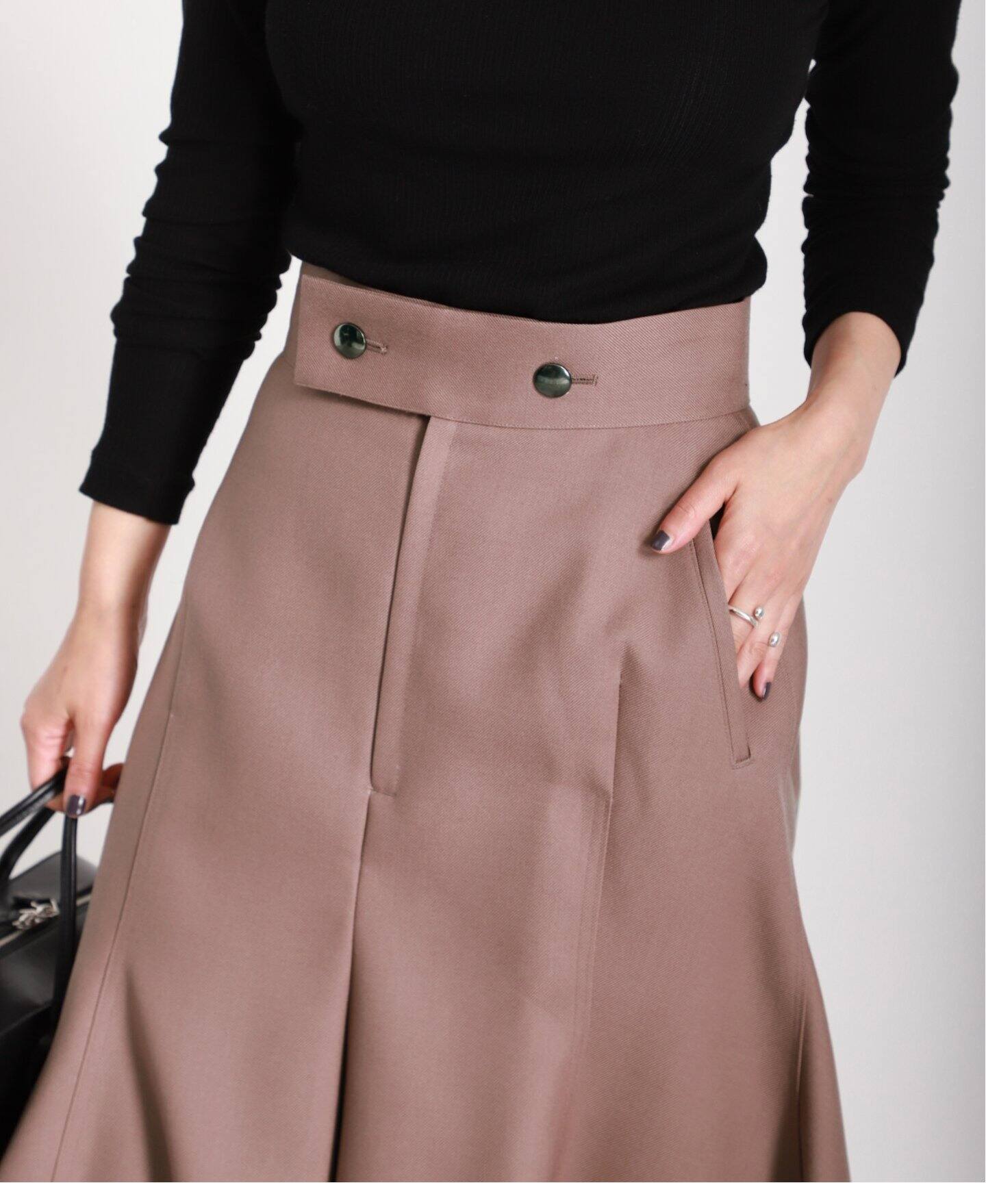 UJOH/ウジョー】Random Hem スカート（ROSE BROWN）（その他スカート 