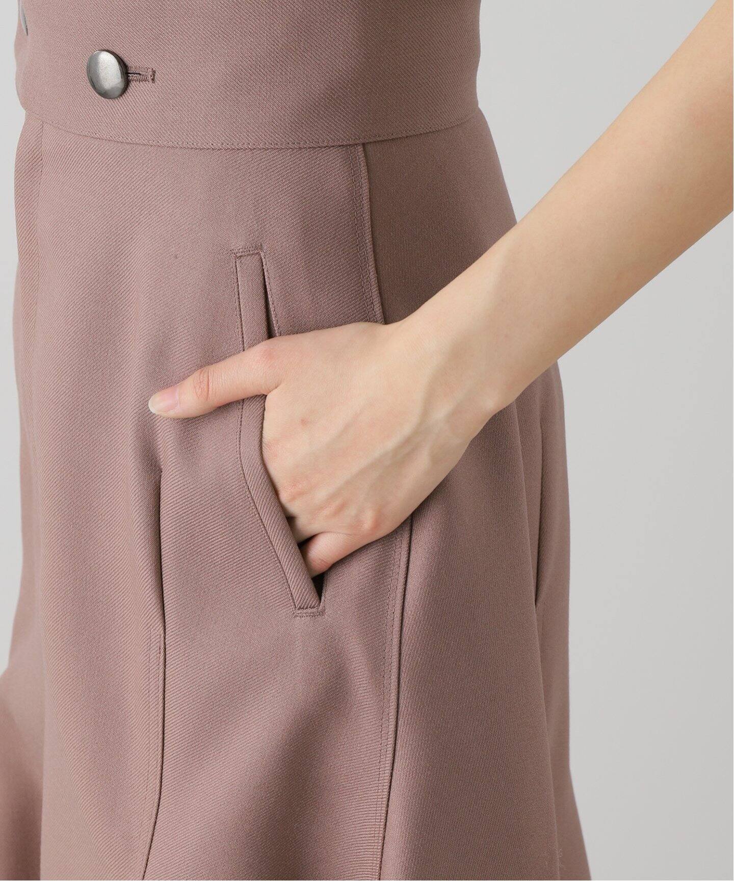 UJOH/ウジョー】Random Hem スカート（ROSE BROWN）（その他スカート 