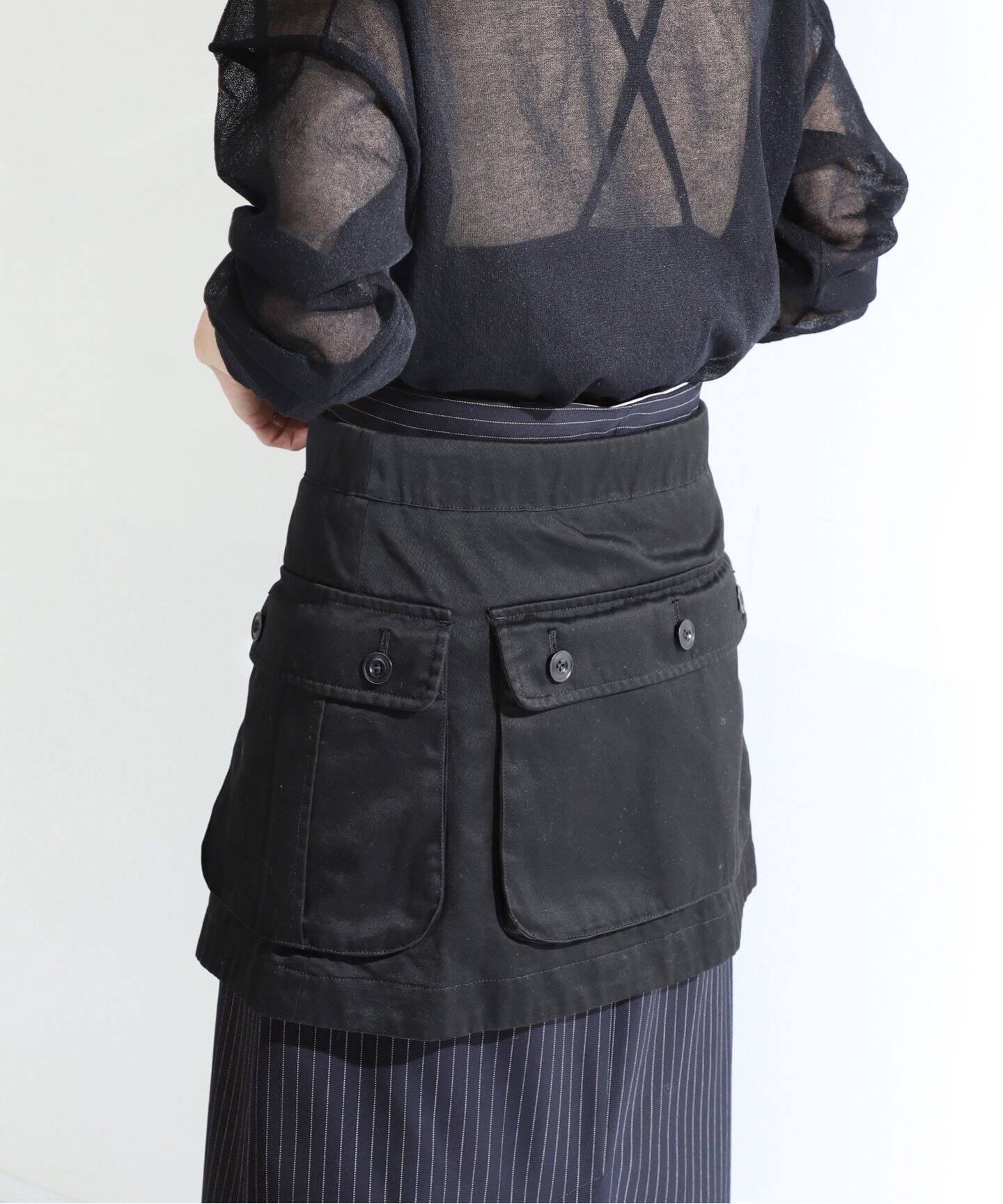 INSCRIRE/アンスクリア】Twill Unility Pocket Skirt（その他スカート  