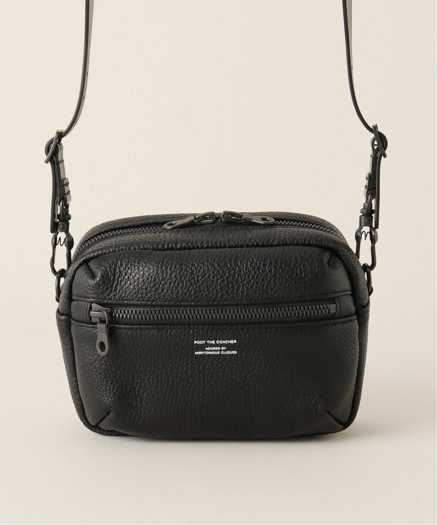 FOOT THE COACHER / フットザコーチャー 】Leather Pouch Shoulder Bag  