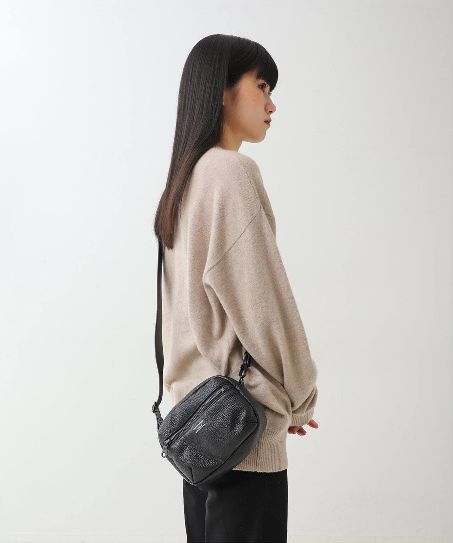 FOOT THE COACHER / フットザコーチャー 】Leather Pouch Shoulder Bag  
