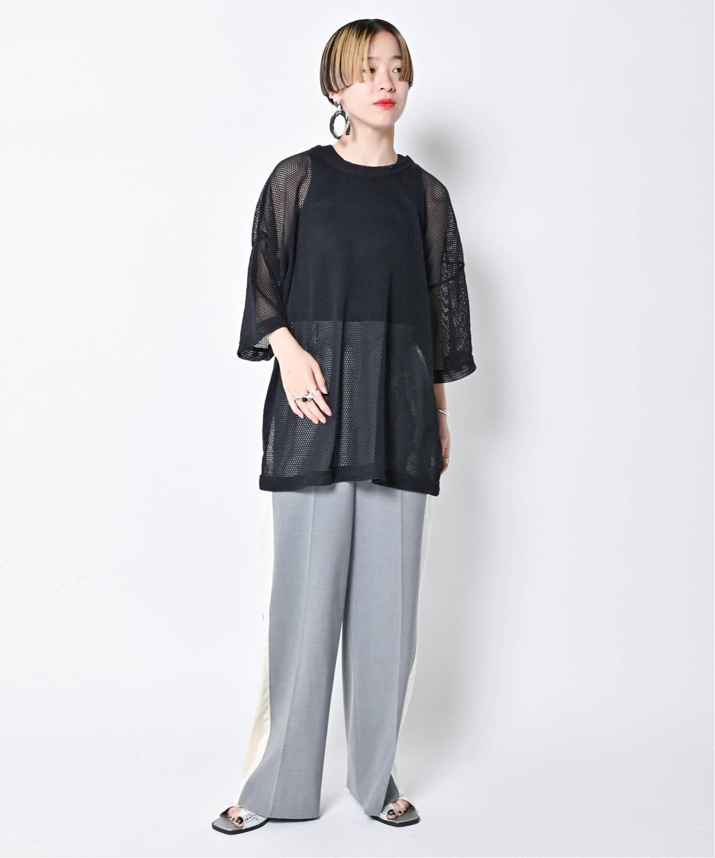 CITYSHOP（シティーショップ）の「MESH MIX PULLOVER 2：シャツ