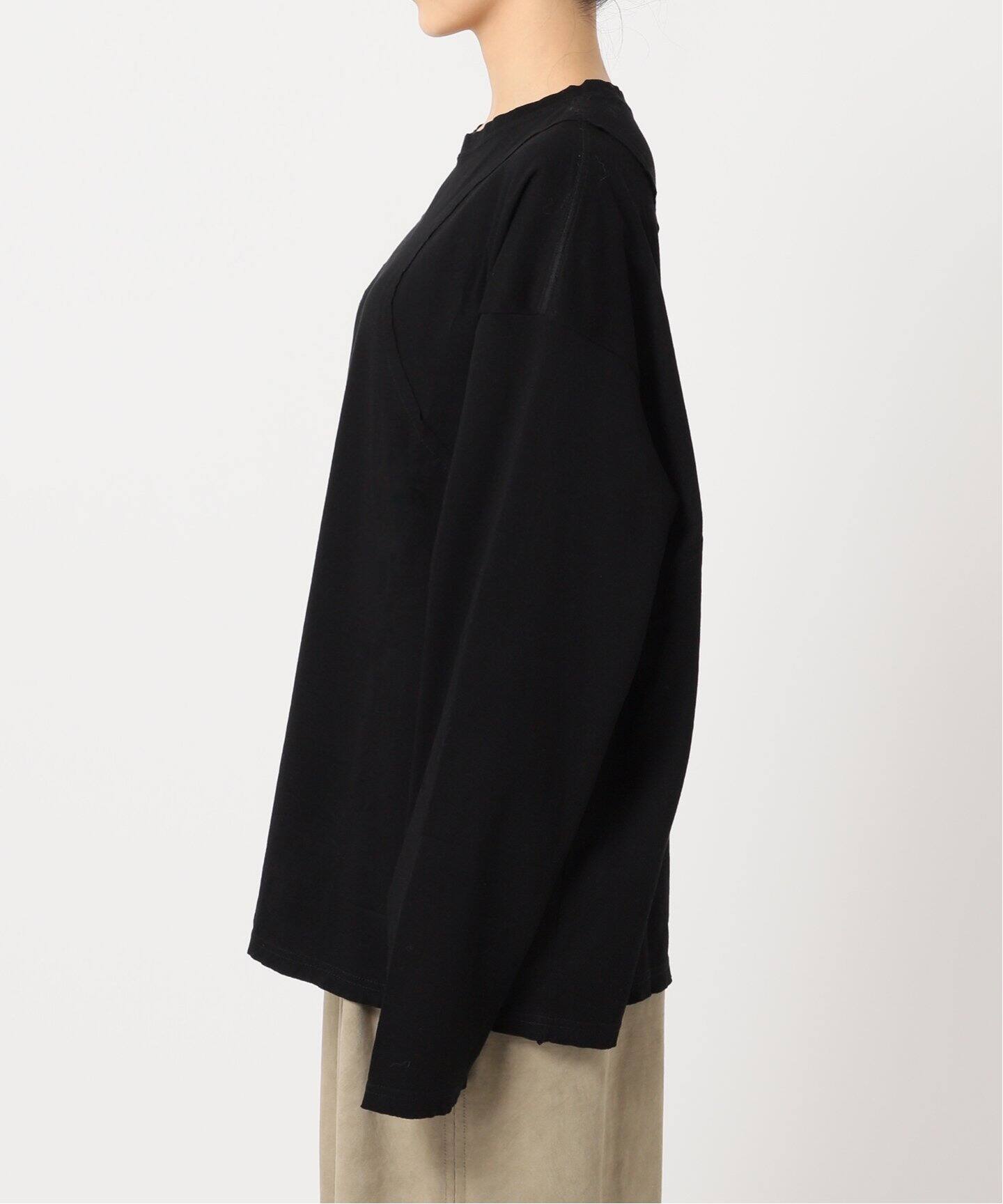 COTTON DAMAGE PULLOVER：カットソー（Tシャツ／カットソー  