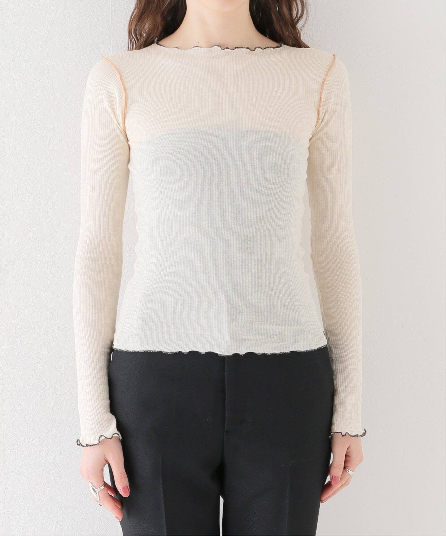 BASERANGE/ベースレンジ】VEIN LONG SLEEVE：カットソー（Tシャツ 