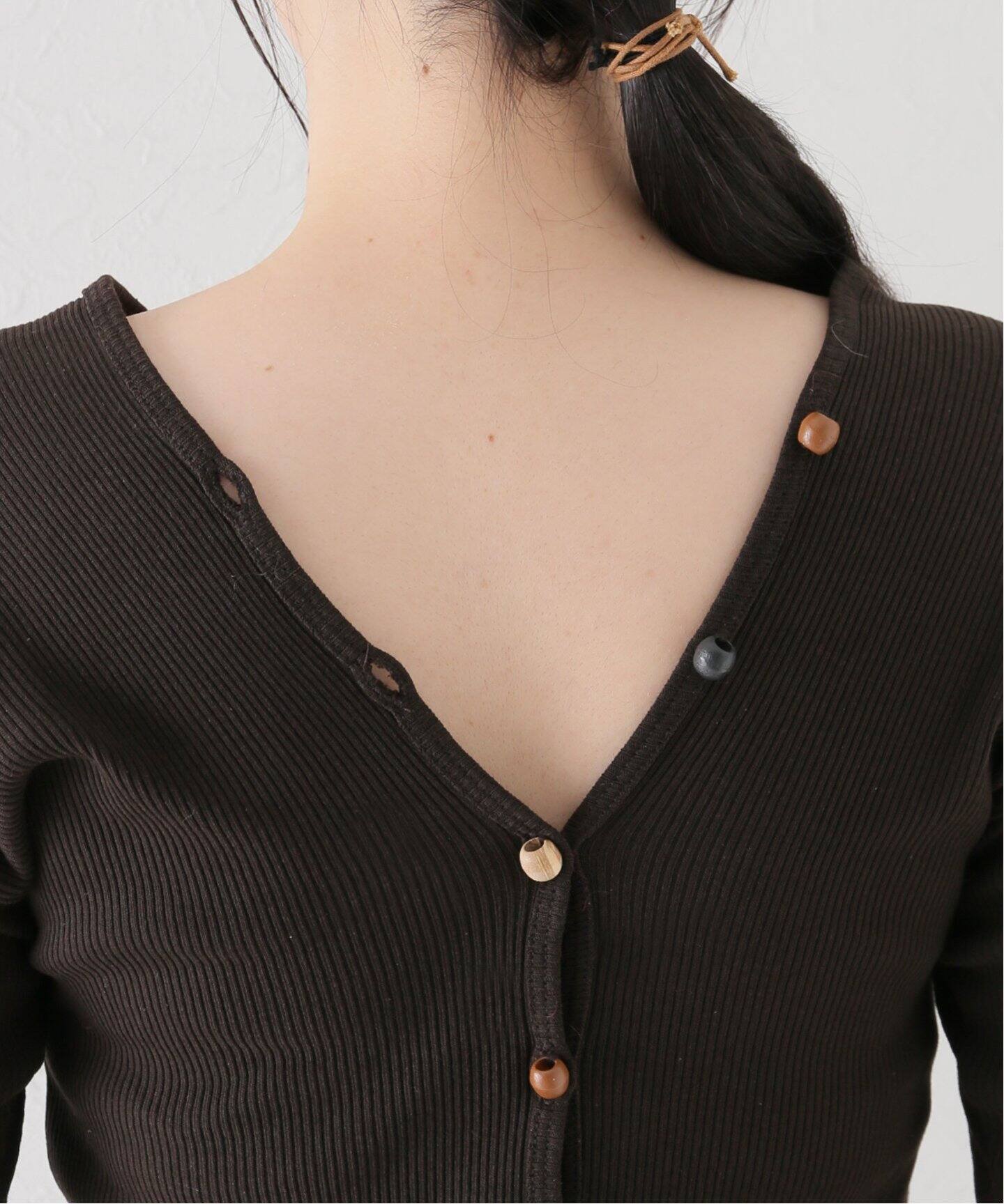 BASERANGE/ベースレンジ】TAV CARDIGAN：カットソー（Tシャツ 