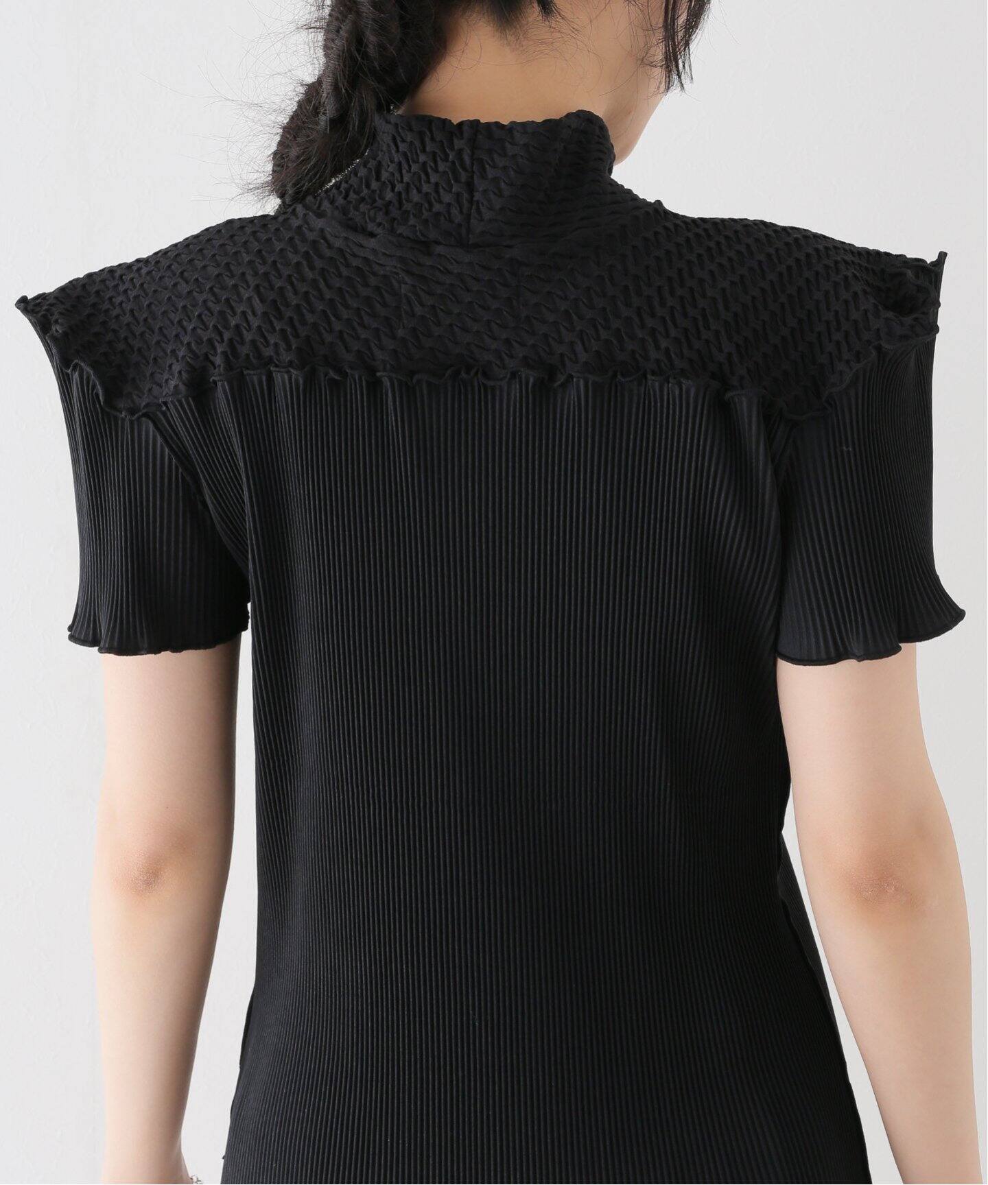 kotoha yokozawa/コトハヨコザワ】Shrink short sleeve top 