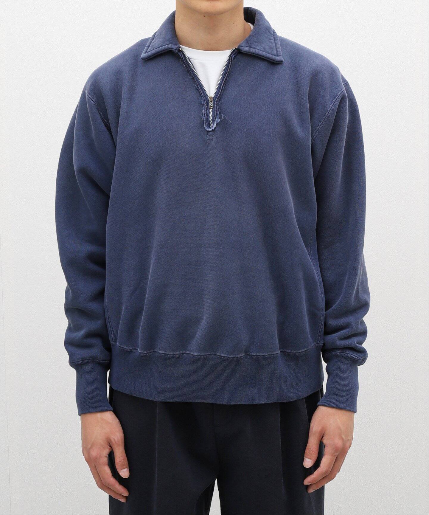 A.PRESSE/アプレッセ】Vintage Half Zip Sweatshirt（Tシャツ 