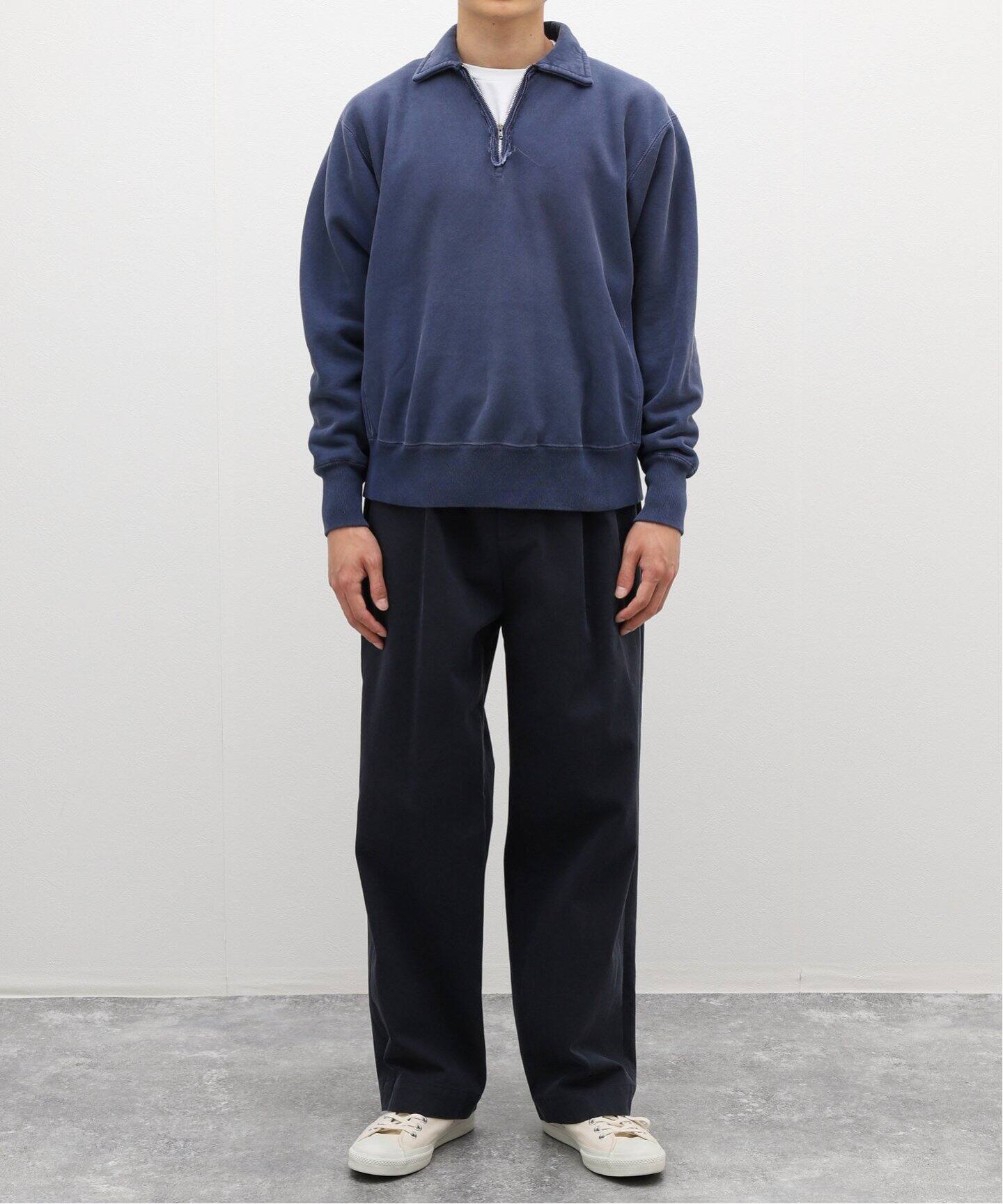 A.PRESSE/アプレッセ】Vintage Half Zip Sweatshirt（Tシャツ 
