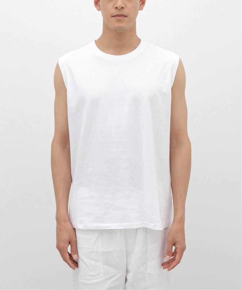 COMOLI / コモリ】クウボウテンジク ノースリーブ（Tシャツ  