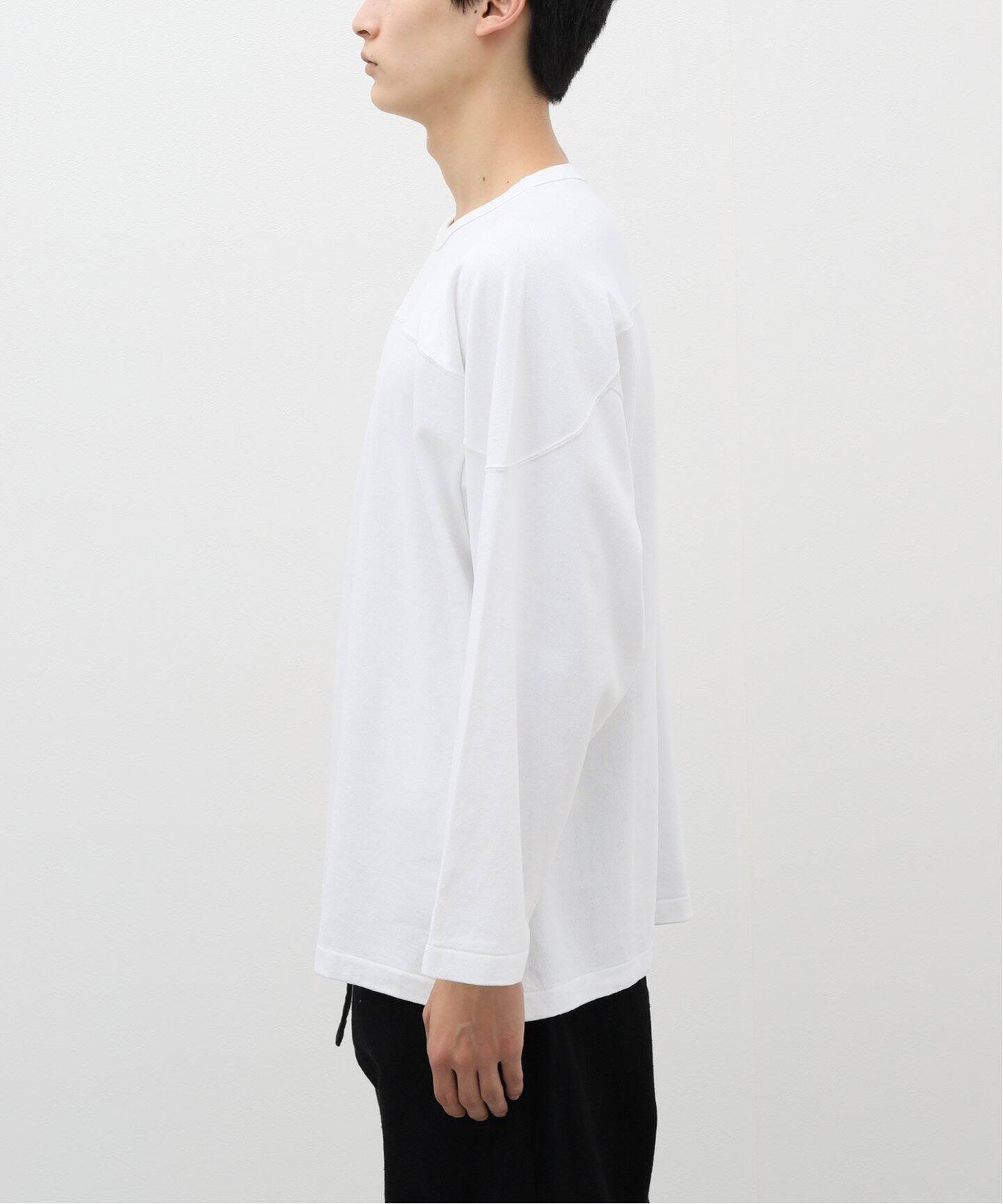 COMOLI / コモリ】フットボールTシャツ（Tシャツ／カットソー）｜L 