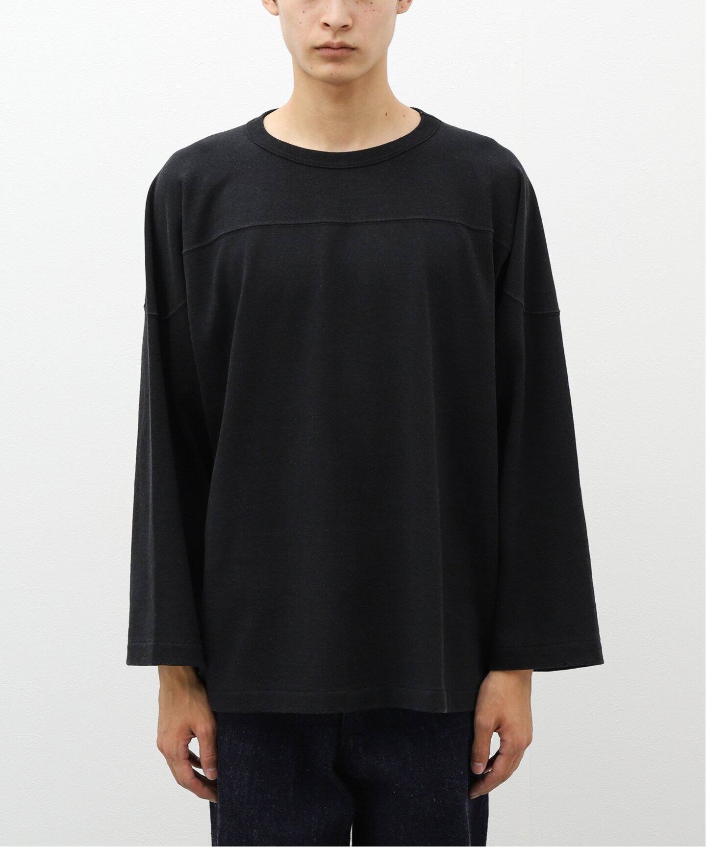 COMOLI / コモリ】フットボールTシャツ（Tシャツ／カットソー）｜L 