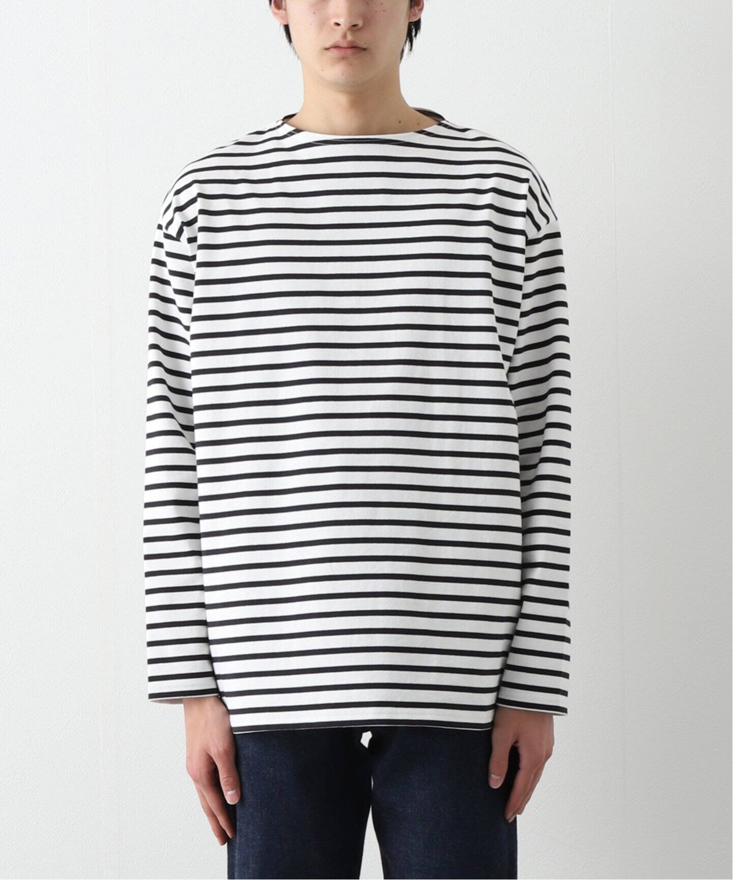 LE / エルイー】WIDE バスクシャツ（Tシャツ／カットソー）｜L