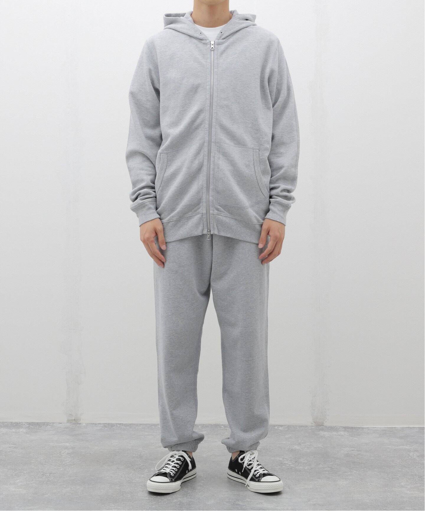 LIGHTWEIGHT WAFFLE FULL ZIP HOODIE（パーカー）｜REIGNING CHAMP 
