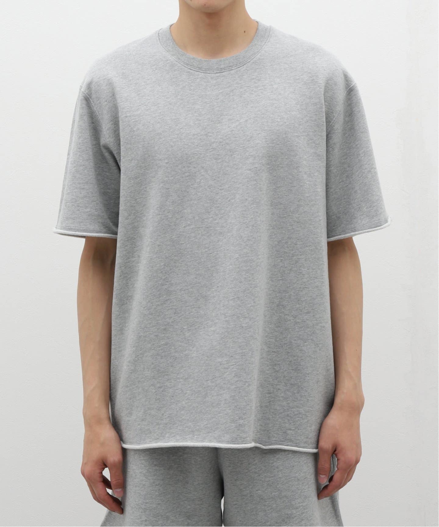LIGHTWEIGHT TERRY CUT-OFF T-SHIRT（Tシャツ／カットソー