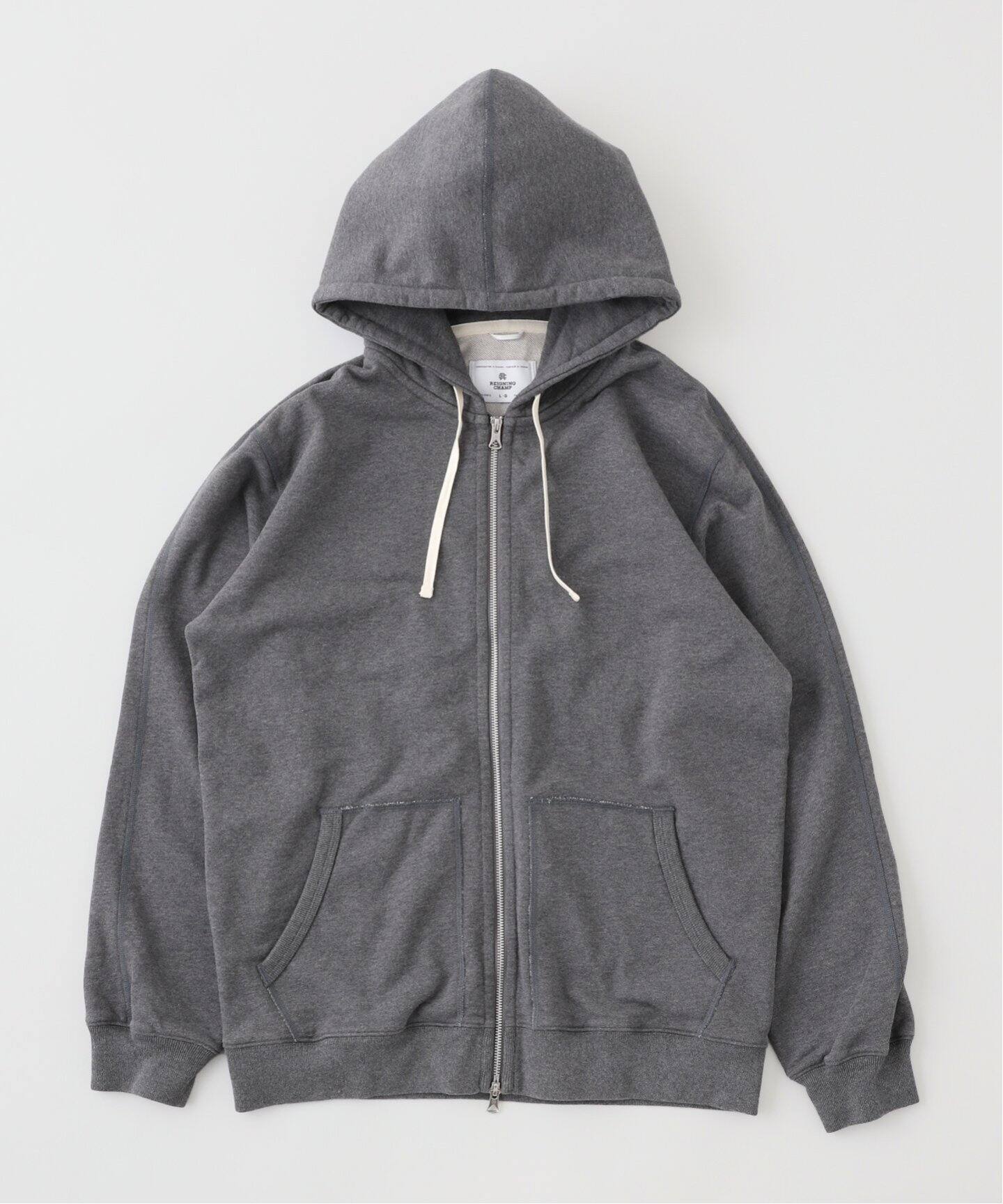 MIDWEIGHT TERRY CLASSIC ZIP HOODIE（MWT)（パーカー）｜REIGNING 