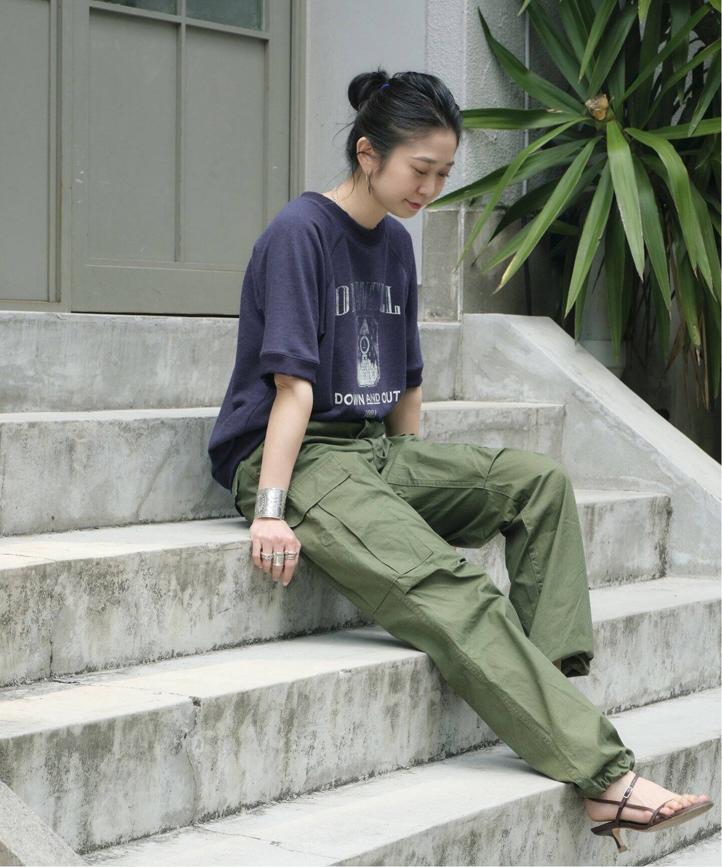 ご自宅用限定お買い得品 HOWIE.clothing】ヴィンテージ ショートスリーブ スウェット トップス