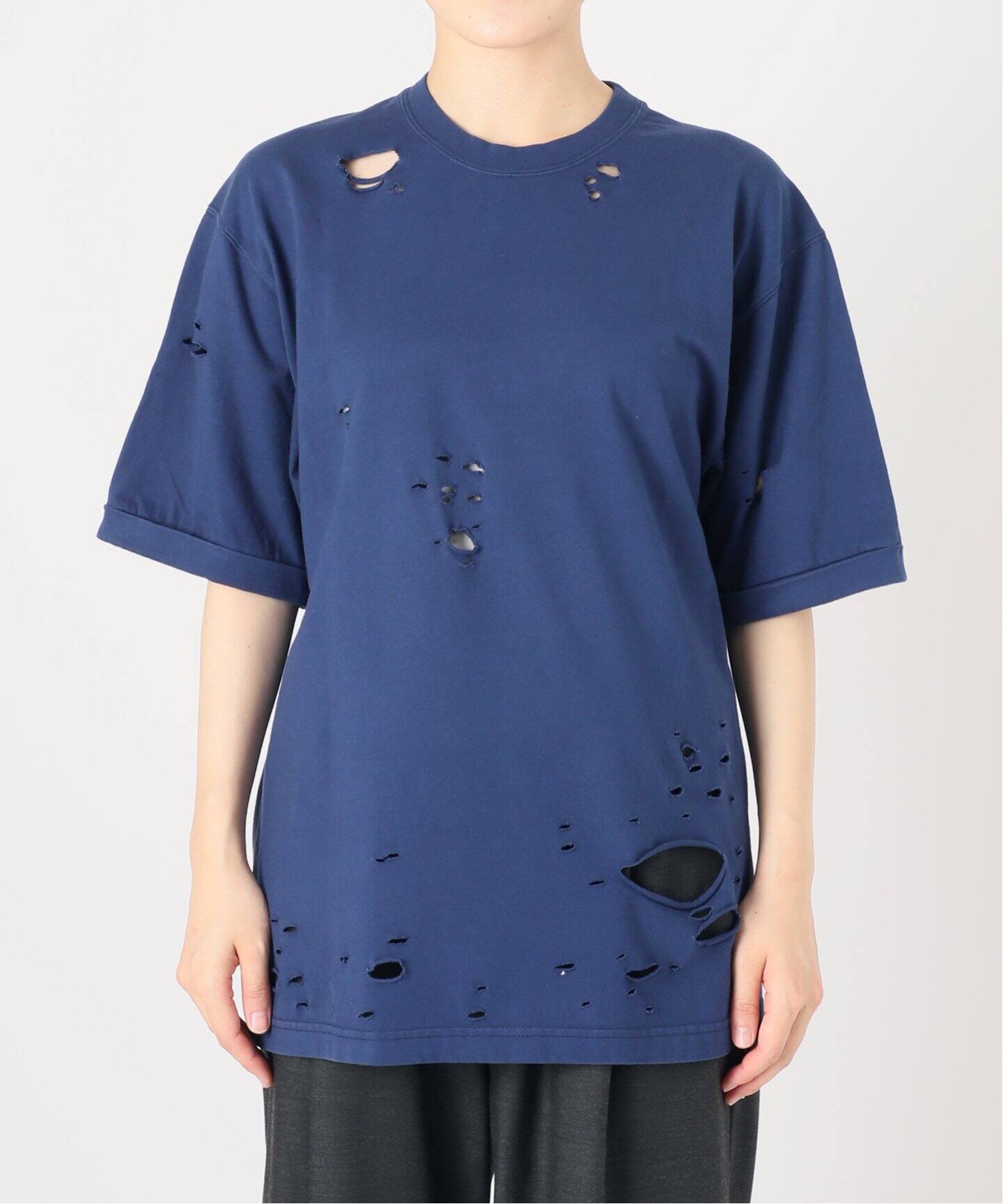 トップス coaw by reiko kojima / damage tee coaw by reiko kojima / damage tee